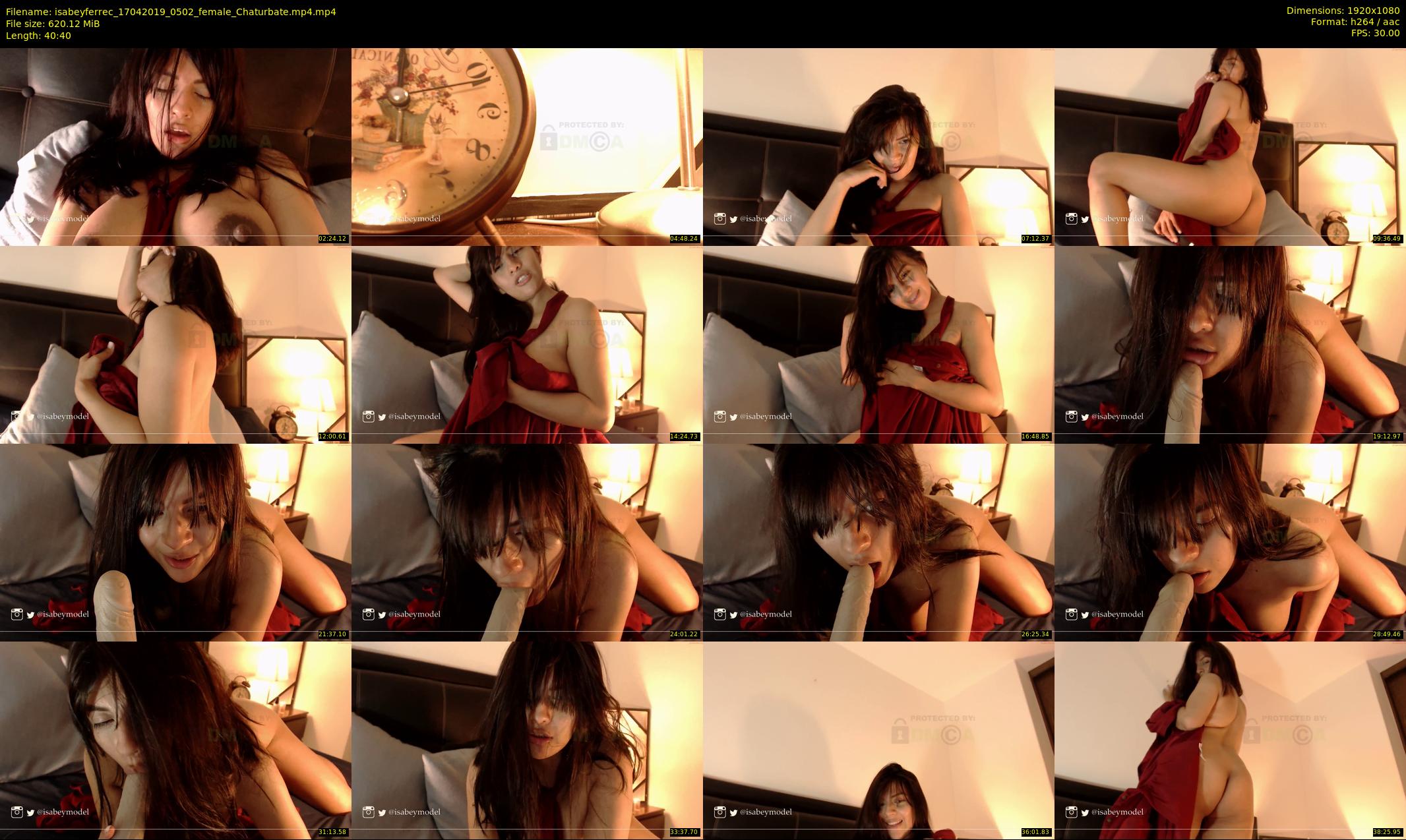 isabeyferrec — 41 minute Chaturbate female cam show recording, 1080p, Apr 17, 2019