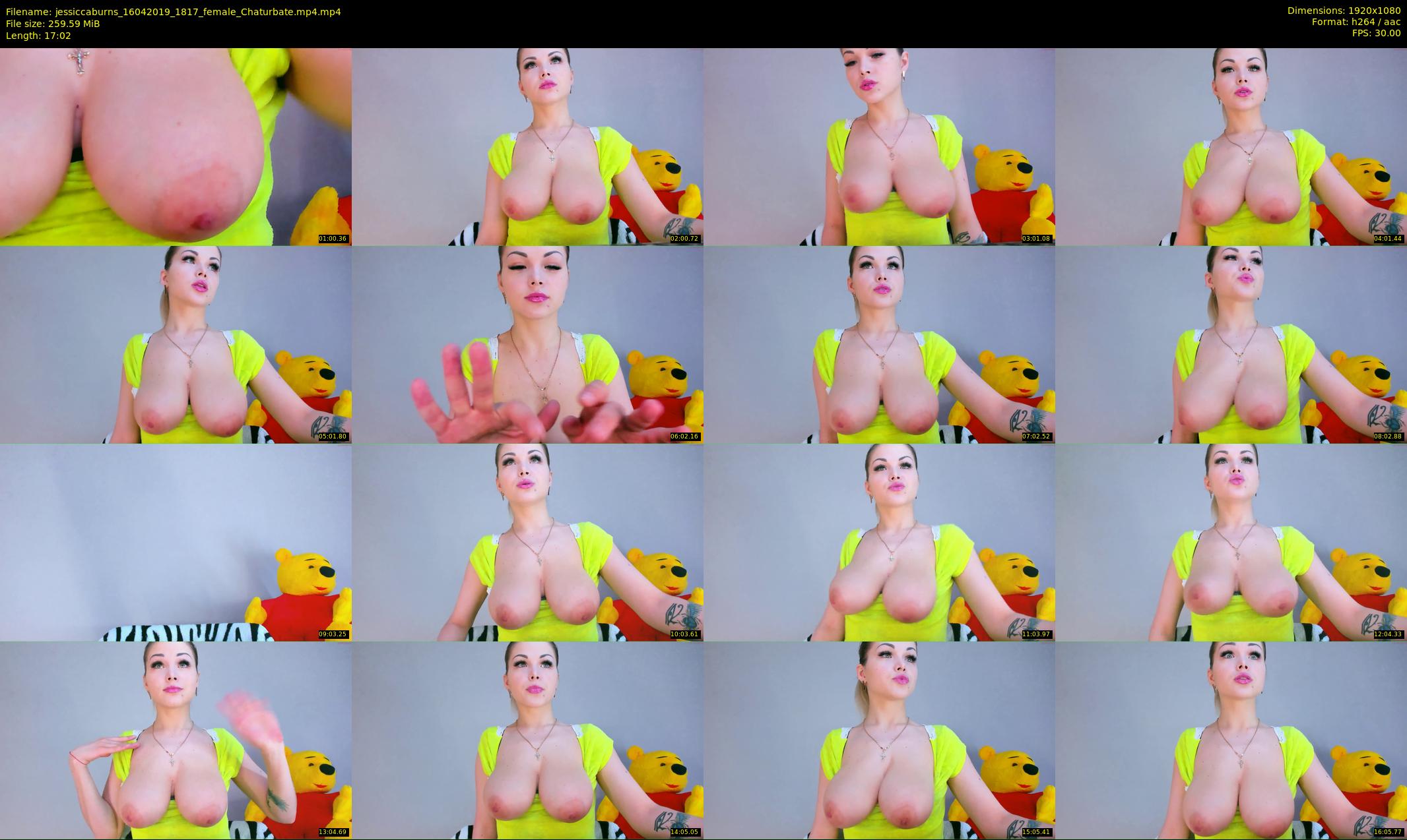 jessiccaburns — 18 minute Chaturbate female cam show recording, 1080p, Apr 16, 2019