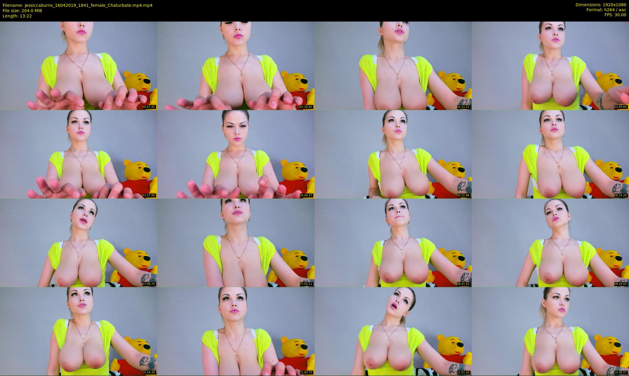 jessiccaburns — 14 minute Chaturbate female cam show recording, 1080p, Apr 16, 2019