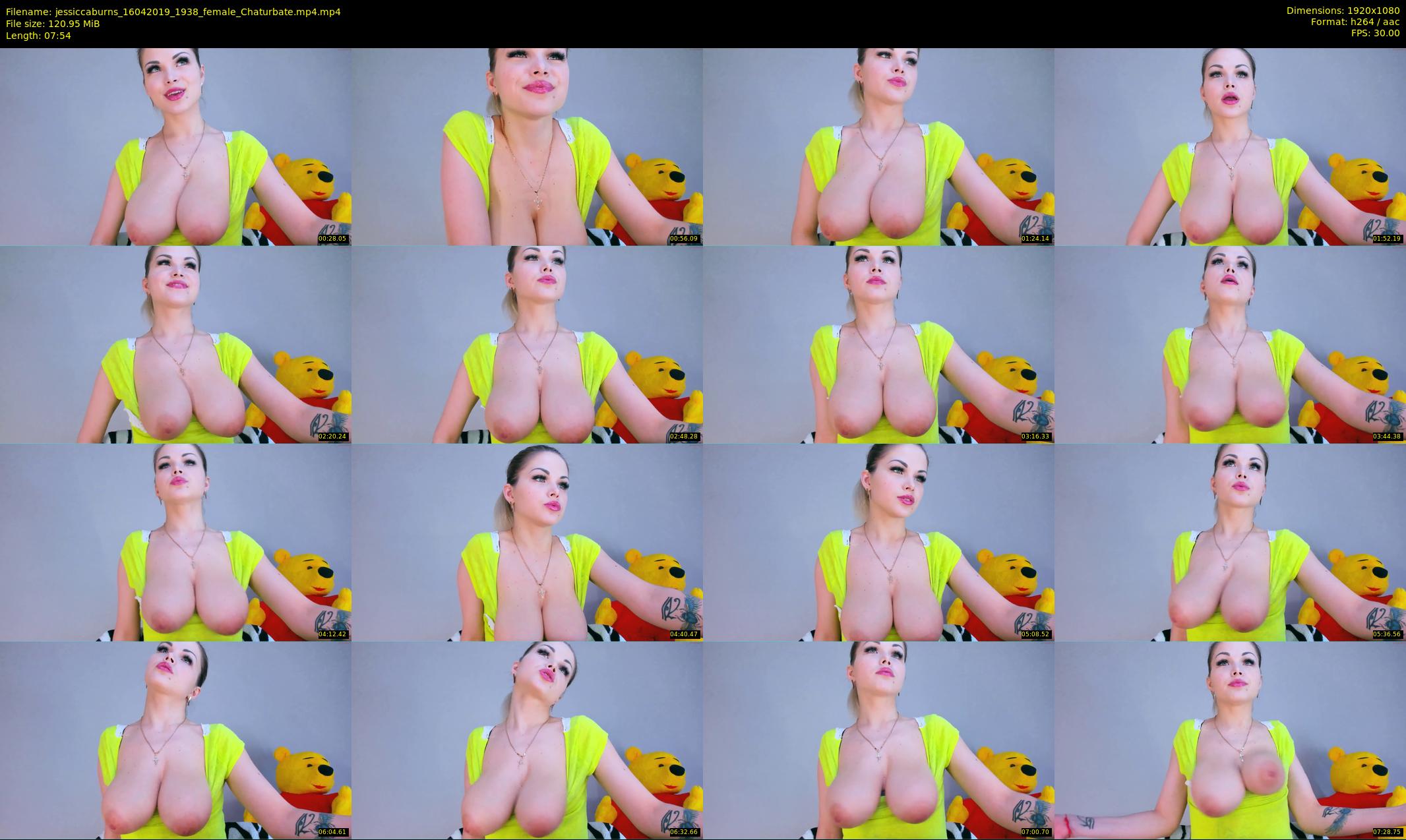 jessiccaburns — 8 minute Chaturbate female cam show recording, 1080p, Apr 16, 2019