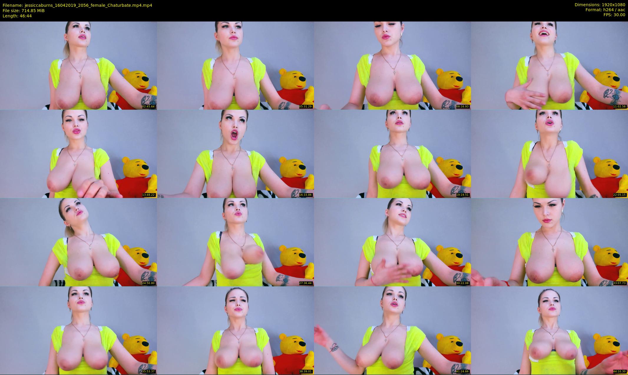 jessiccaburns — 47 minute Chaturbate female cam show recording, 1080p, Apr 16, 2019