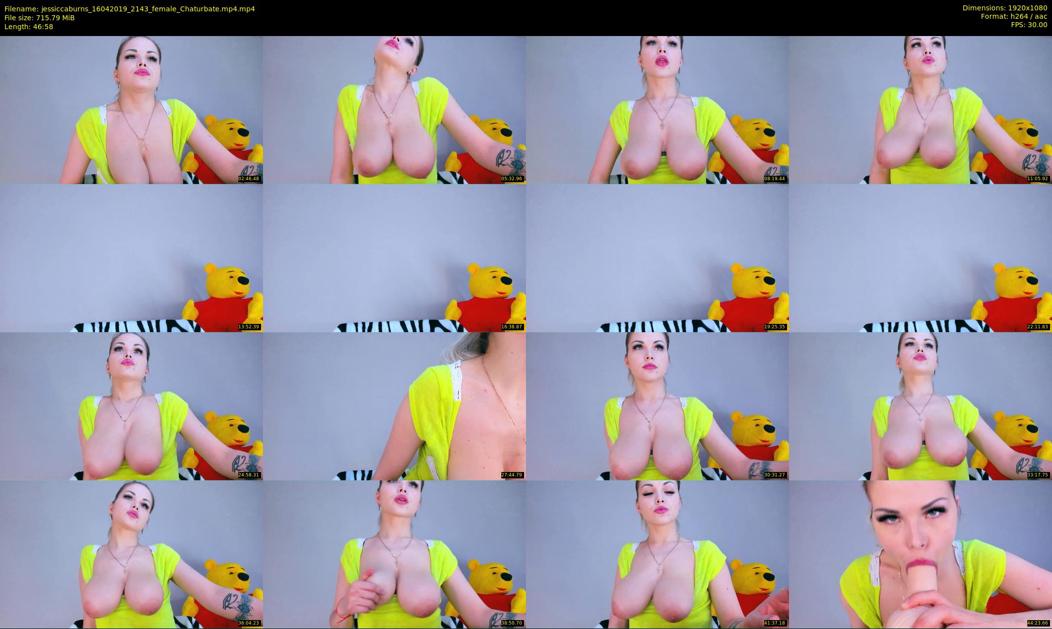 jessiccaburns — 47 minute Chaturbate female cam show recording, 1080p, Apr 16, 2019