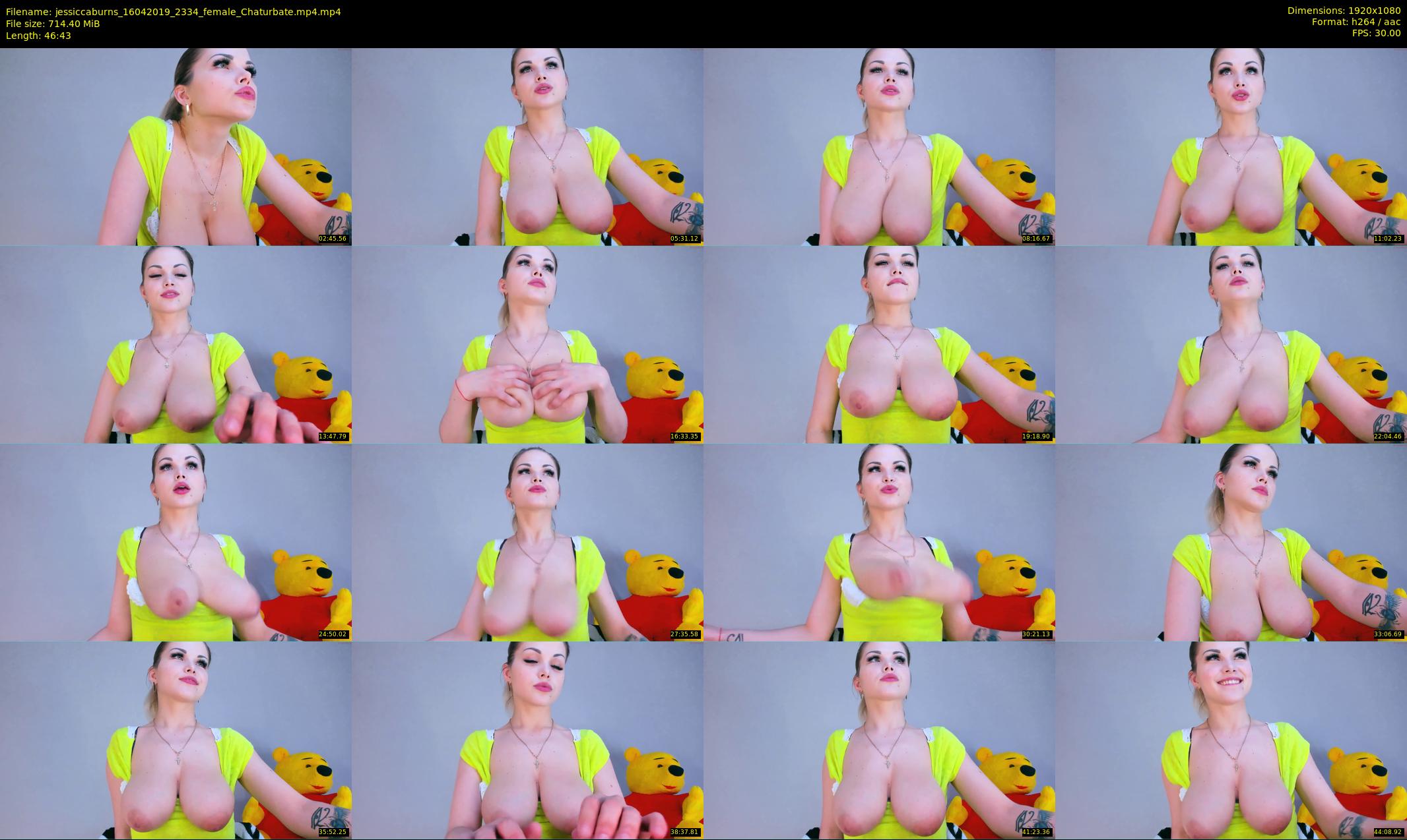 jessiccaburns — 47 minute Chaturbate female cam show recording, 1080p, Apr 16, 2019