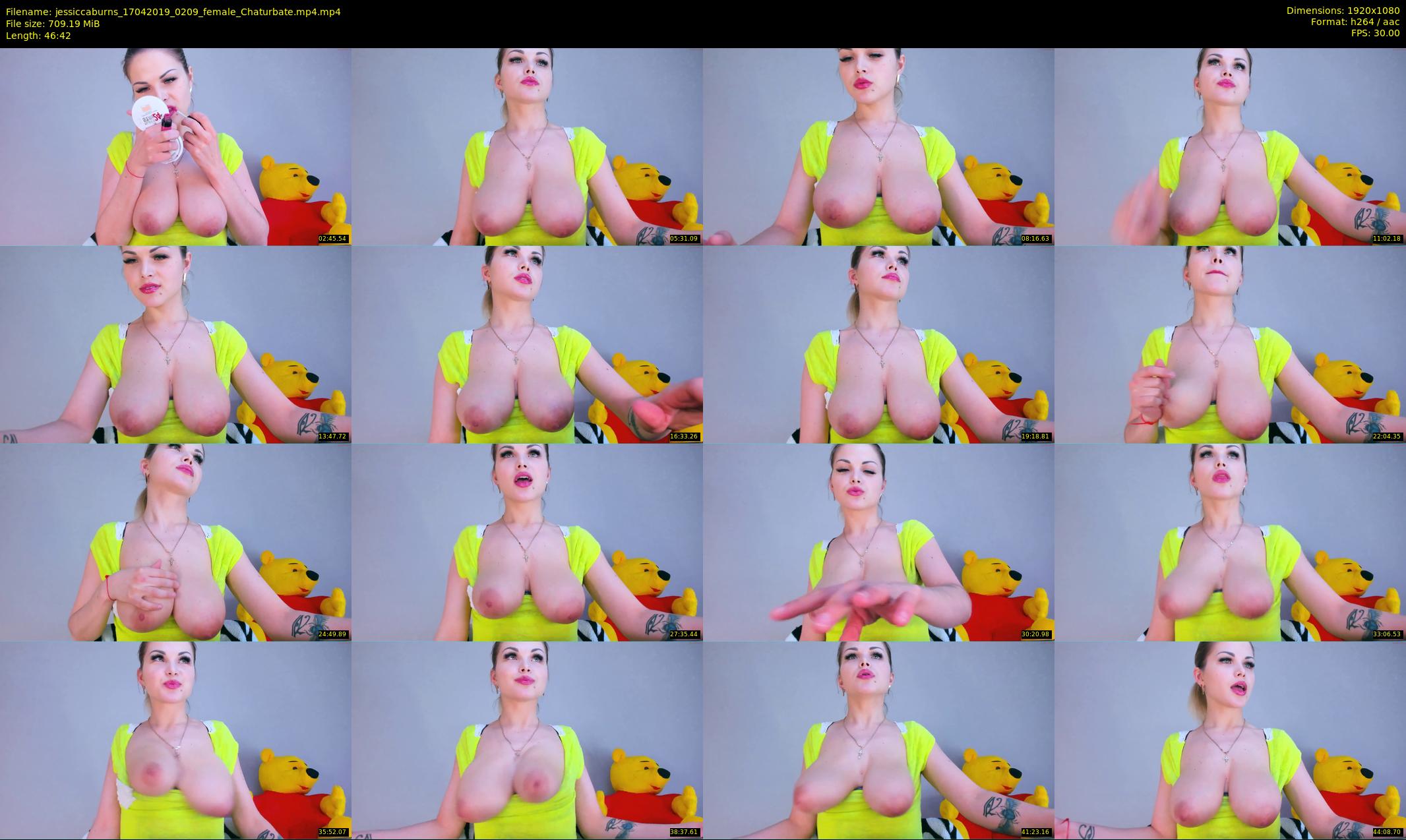 jessiccaburns — 47 minute Chaturbate female cam show recording, 1080p, Apr 17, 2019