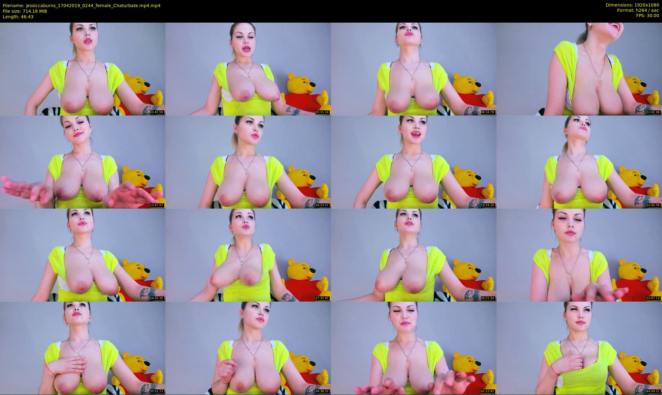 jessiccaburns — 47 minute Chaturbate female cam show recording, 1080p, Apr 17, 2019