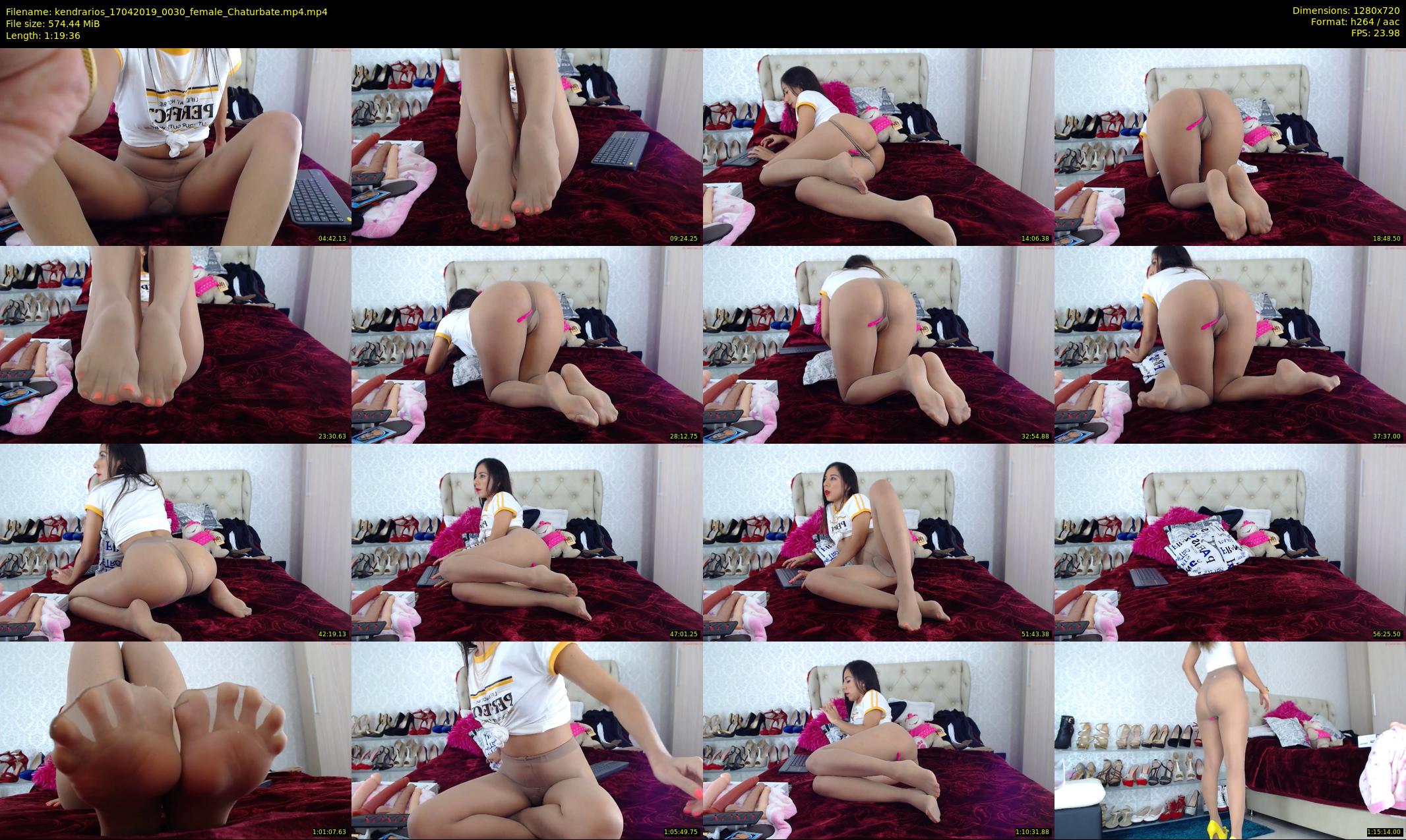 kendrarios — 80 minute Chaturbate female cam show recording, 720p, Apr 17, 2019