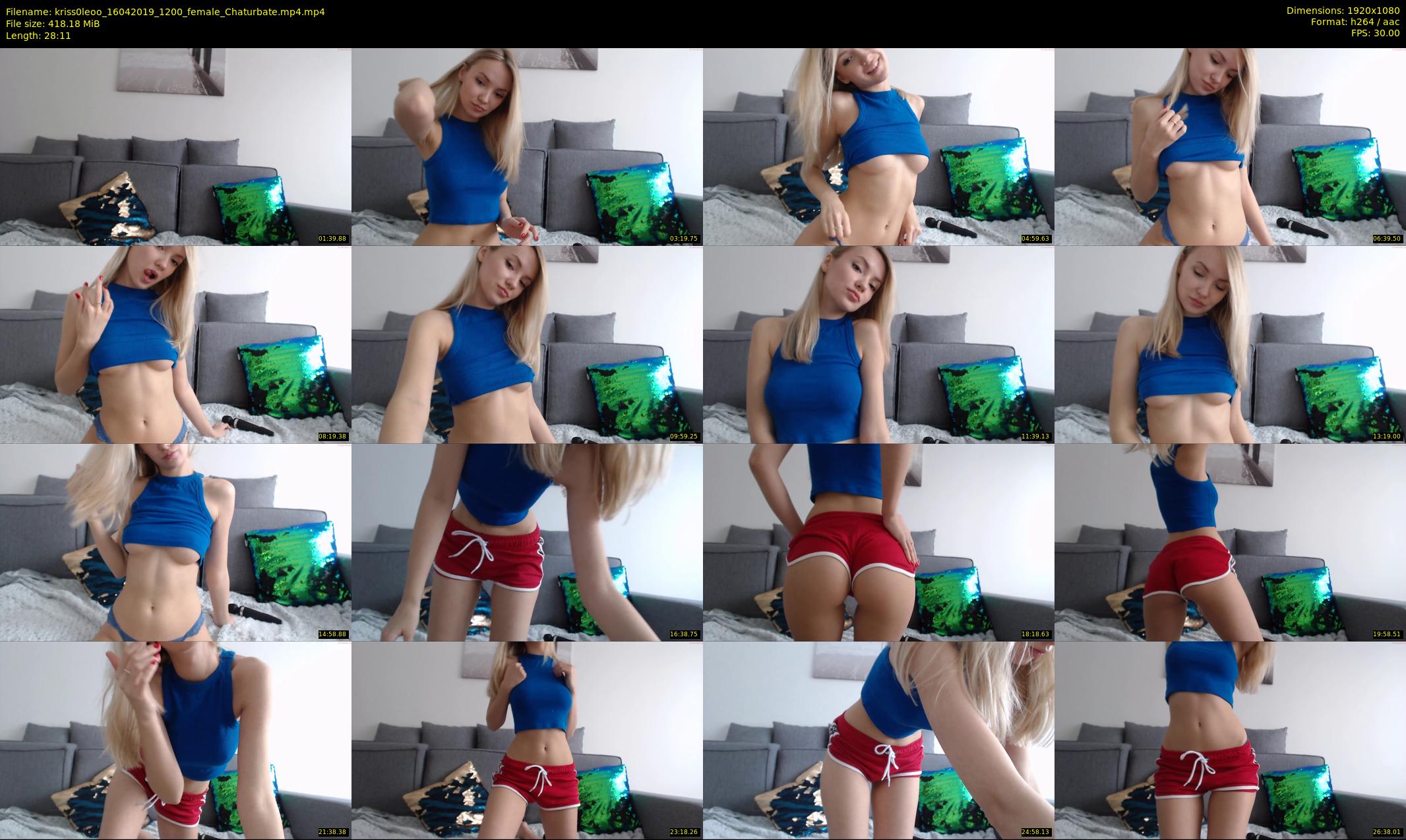 kriss0leoo — 29 minute Chaturbate couple cam show recording, 1080p, Apr 16, 2019