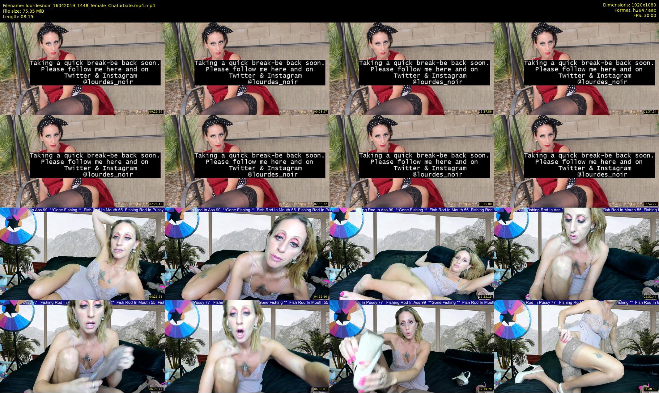 lourdesnoir — 9 minute Chaturbate female cam show recording, 1080p, Apr 16, 2019