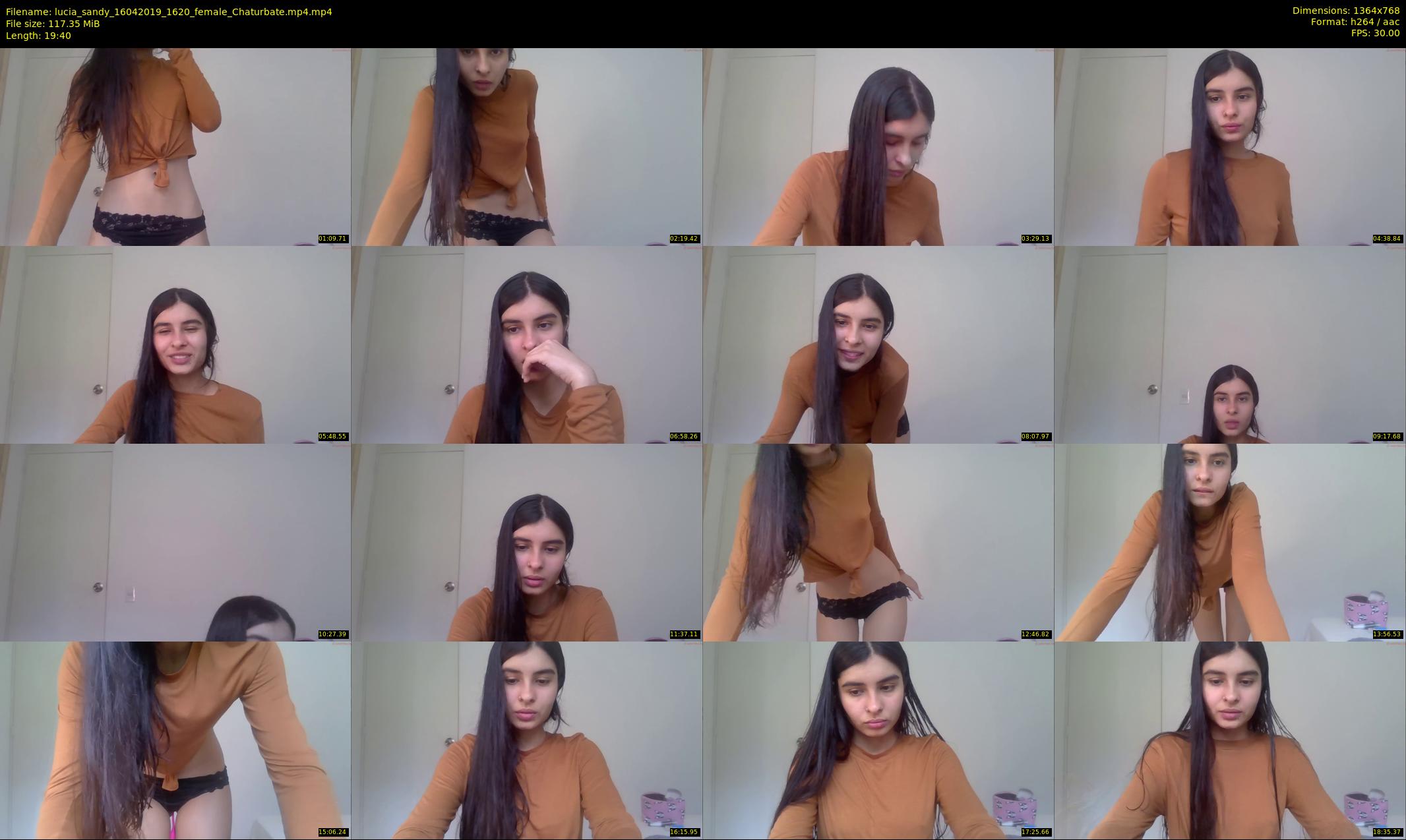 lucia_sandy — 20 minute Chaturbate female cam show recording, 720p, Apr 16, 2019