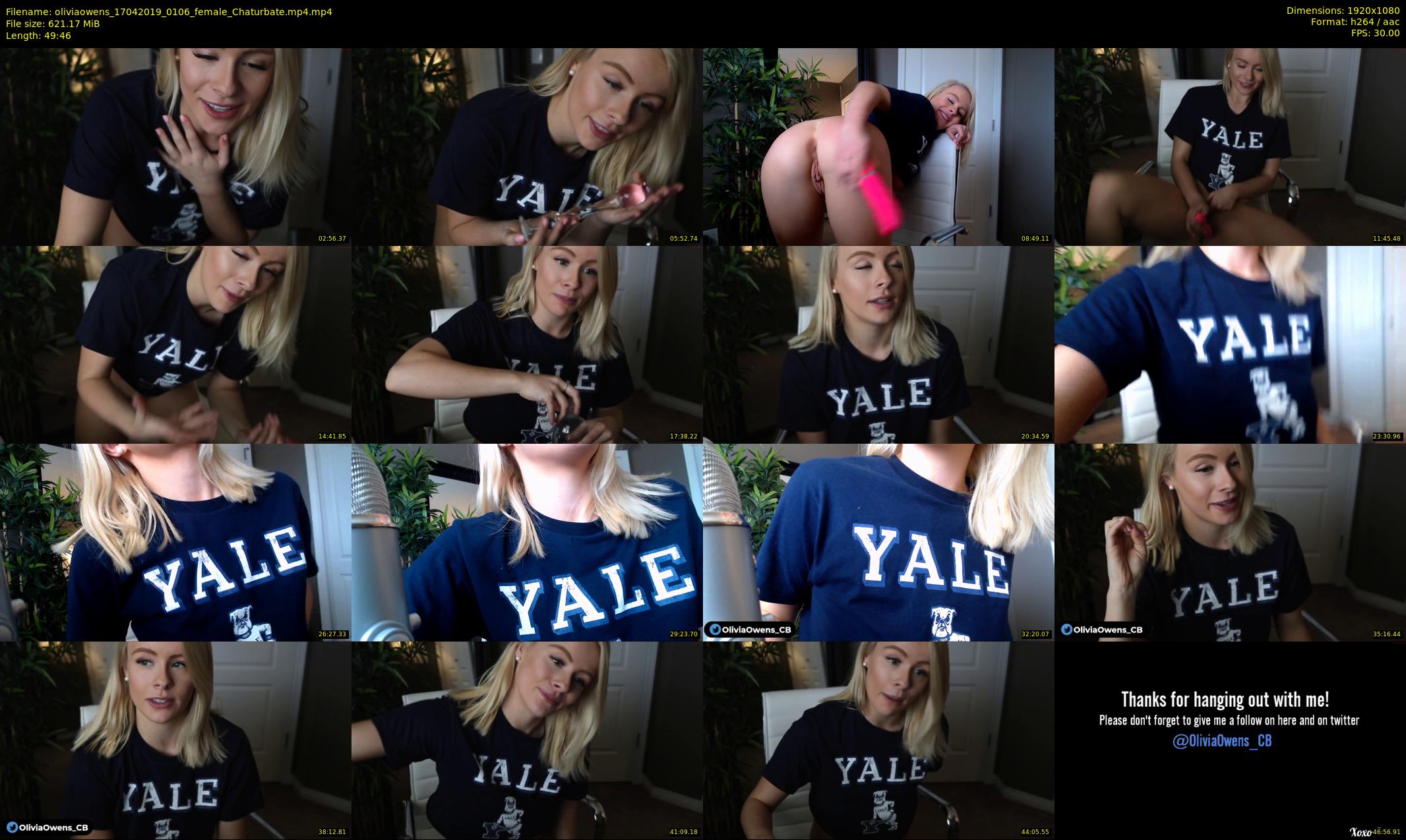 oliviaowens — 50 minute Chaturbate female cam show recording, 1080p, Apr 17, 2019