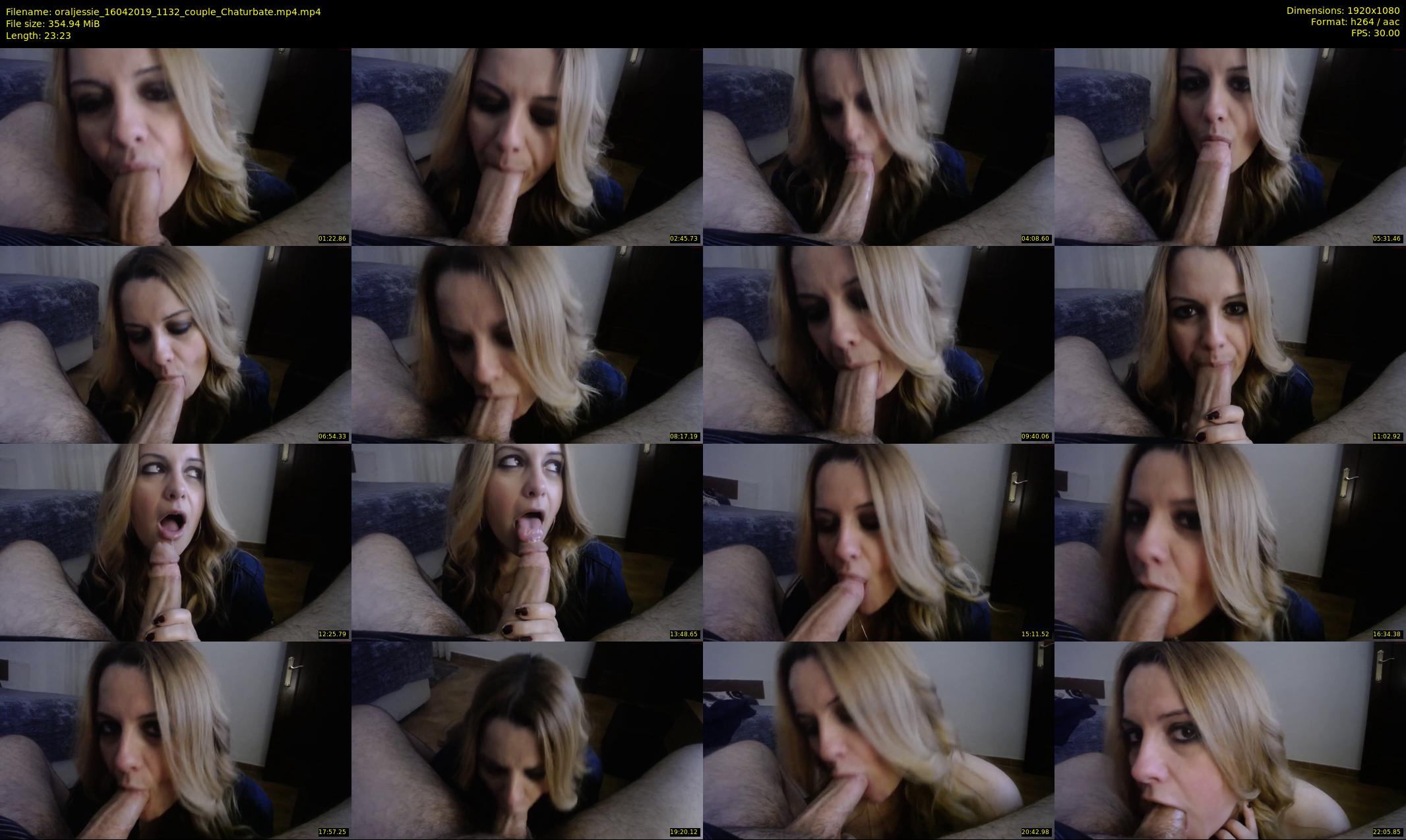 oraljessie — 24 minute Chaturbate couple cam show recording, 1080p, Apr 16, 2019