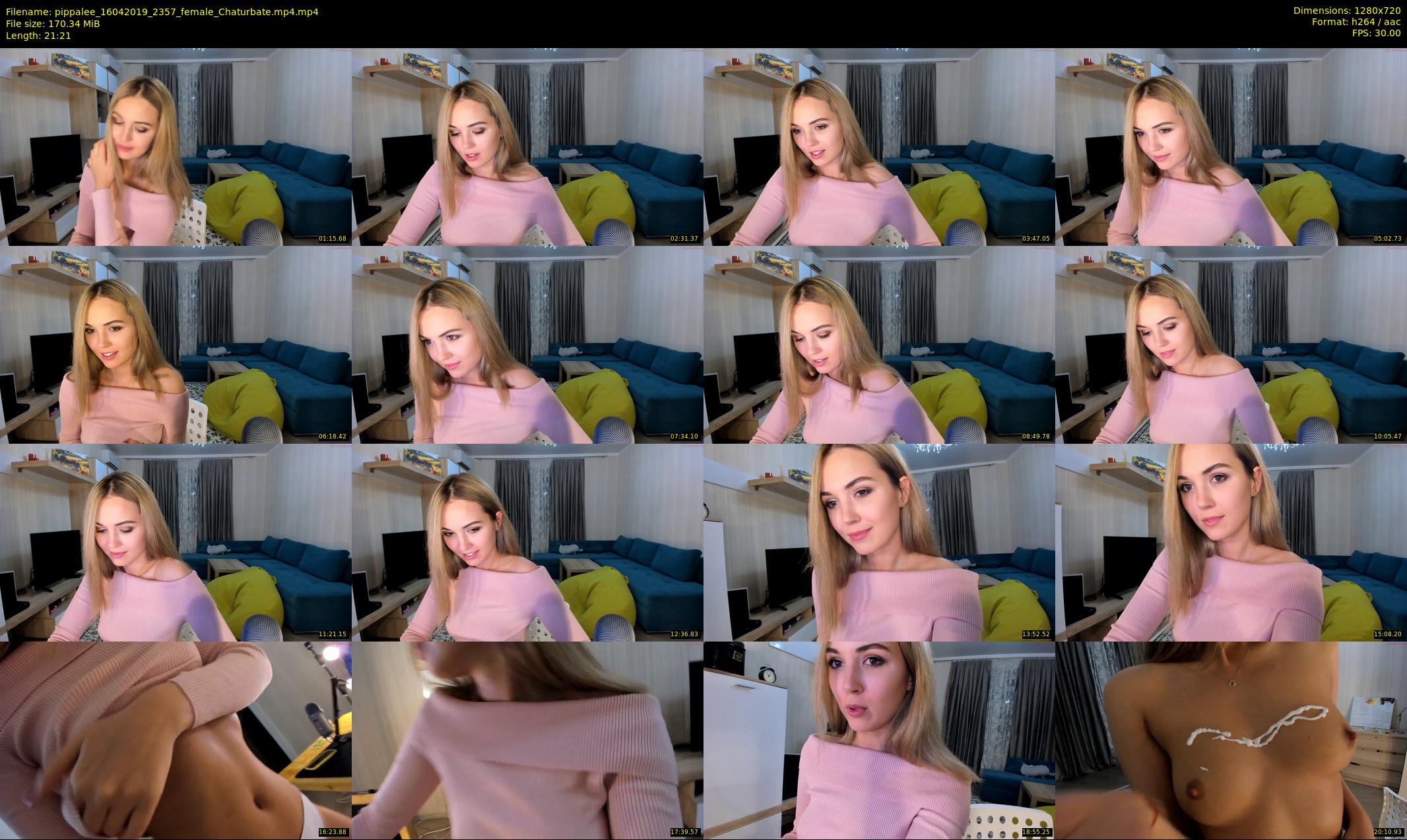 pippalee — 22 minute Chaturbate female cam show recording, 720p, Apr 16, 2019