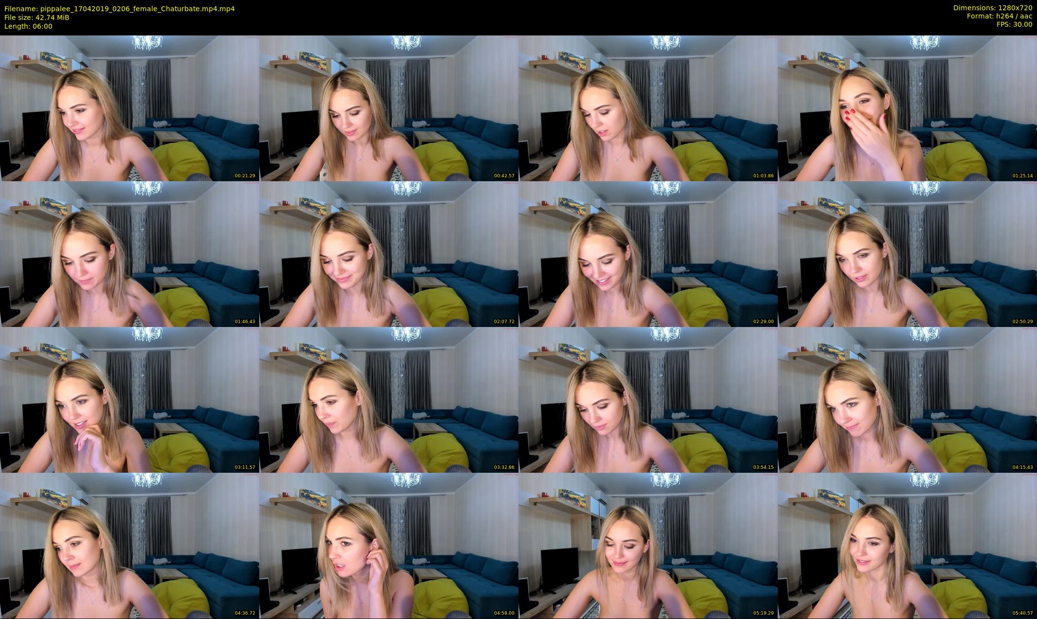 pippalee — 6 minute Chaturbate female cam show recording, 720p, Apr 17, 2019