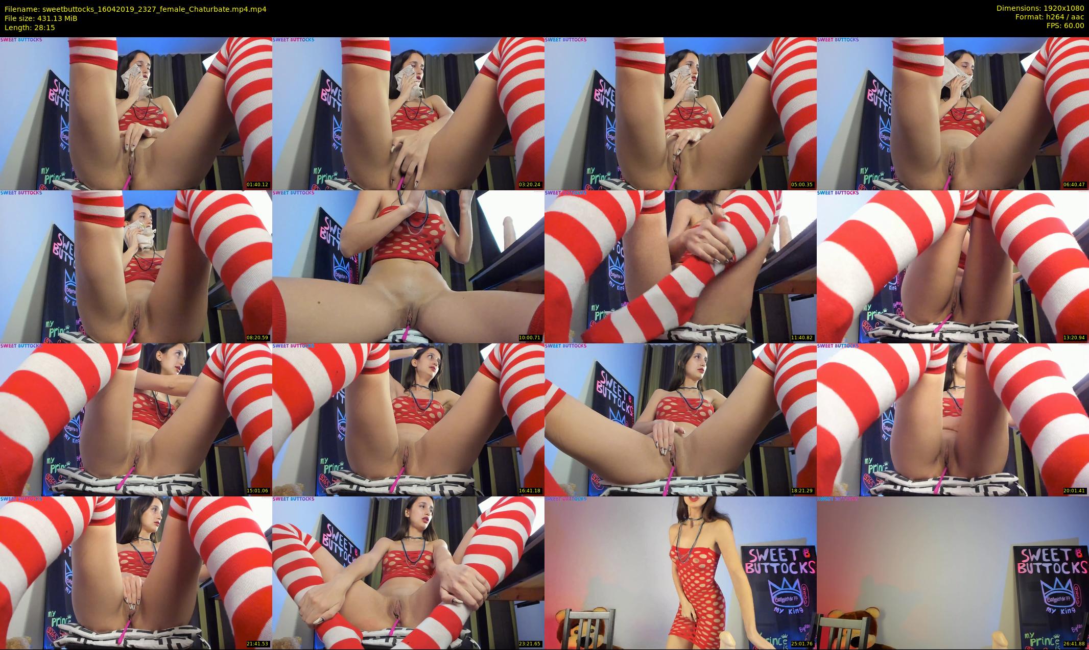 sweetbuttocks — 29 minute Chaturbate female cam show recording, 1080p, Apr 16, 2019