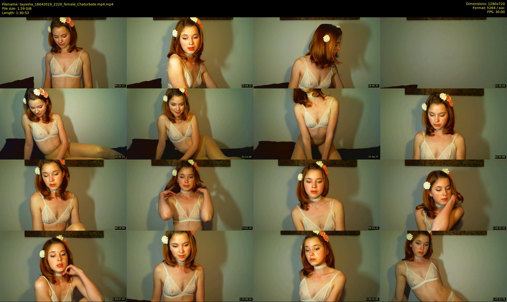 tayasha — 91 minute Chaturbate female cam show recording, 720p, Apr 16, 2019