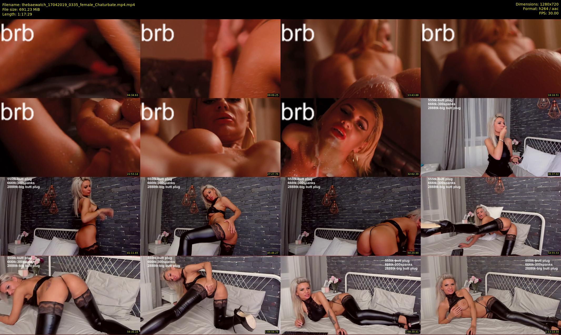 thebaewatch — 78 minute Chaturbate female cam show recording, 720p, Apr 17, 2019