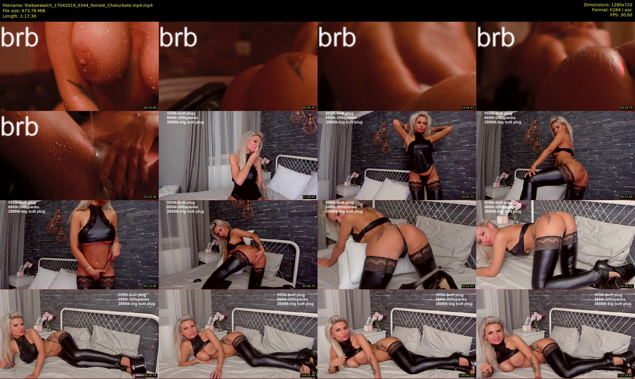 thebaewatch — 78 minute Chaturbate female cam show recording, 720p, Apr 17, 2019