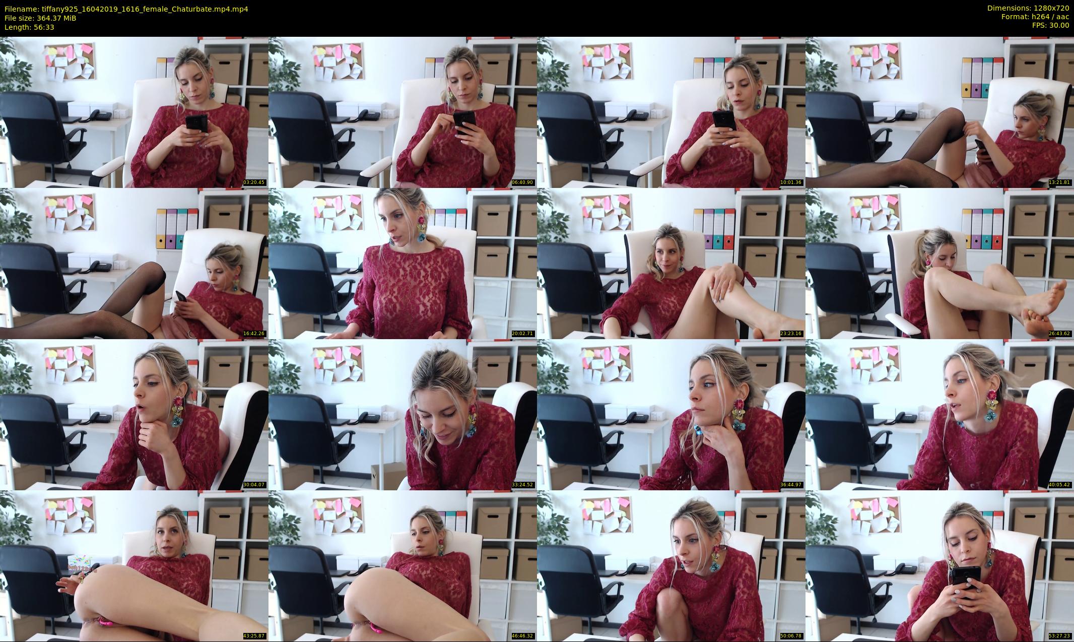 tiffany925 — 57 minute Chaturbate female cam show recording, 720p, Apr 16, 2019