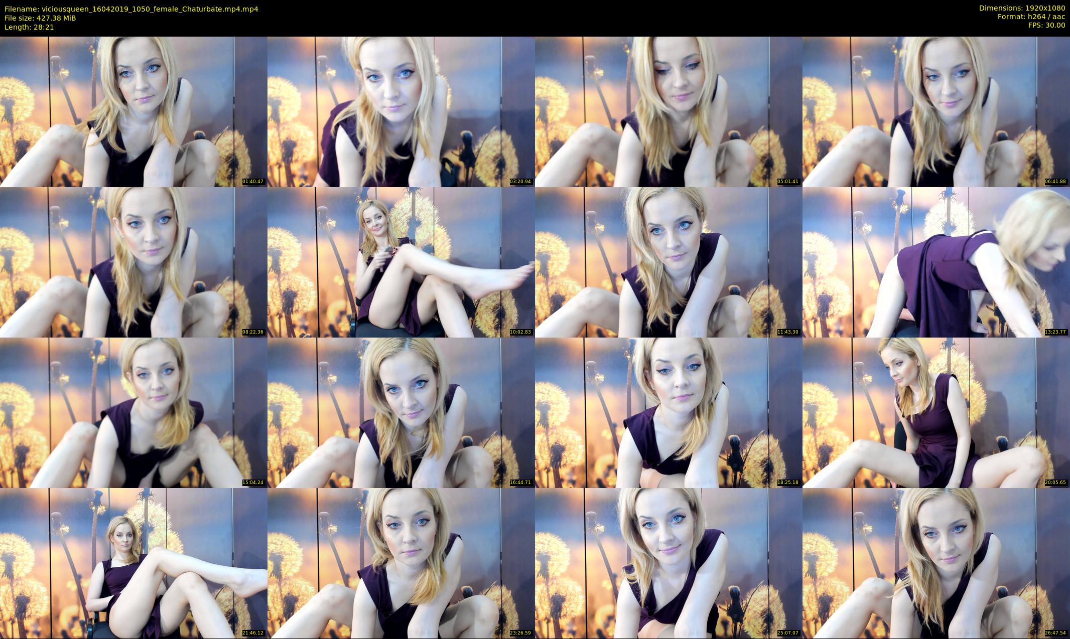 viciousqueen — 29 minute Chaturbate female cam show recording, 1080p, Apr 16, 2019