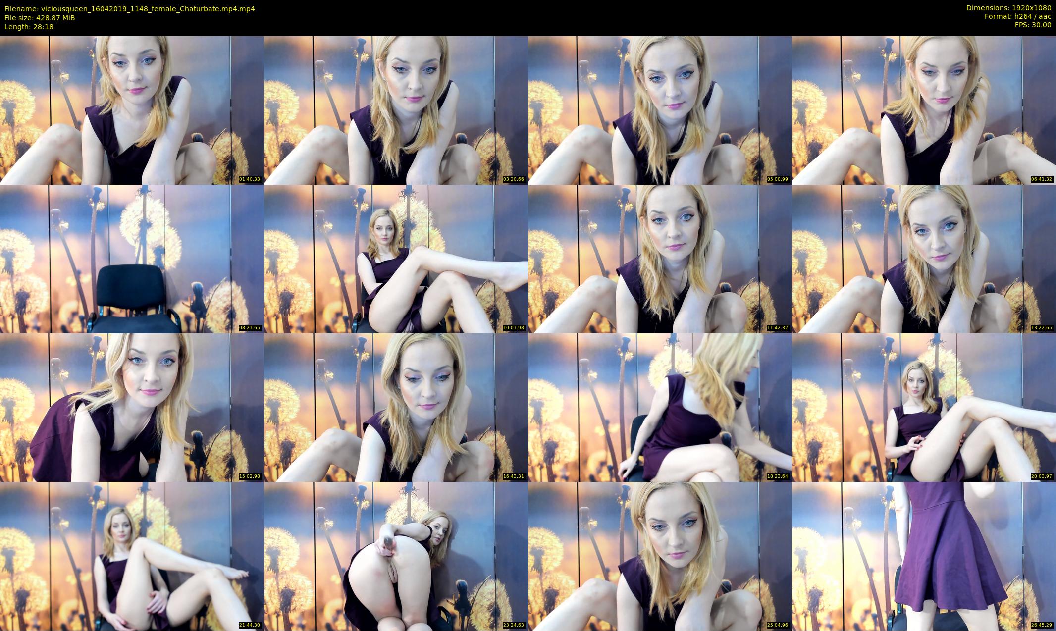 viciousqueen — 29 minute Chaturbate female cam show recording, 1080p, Apr 16, 2019