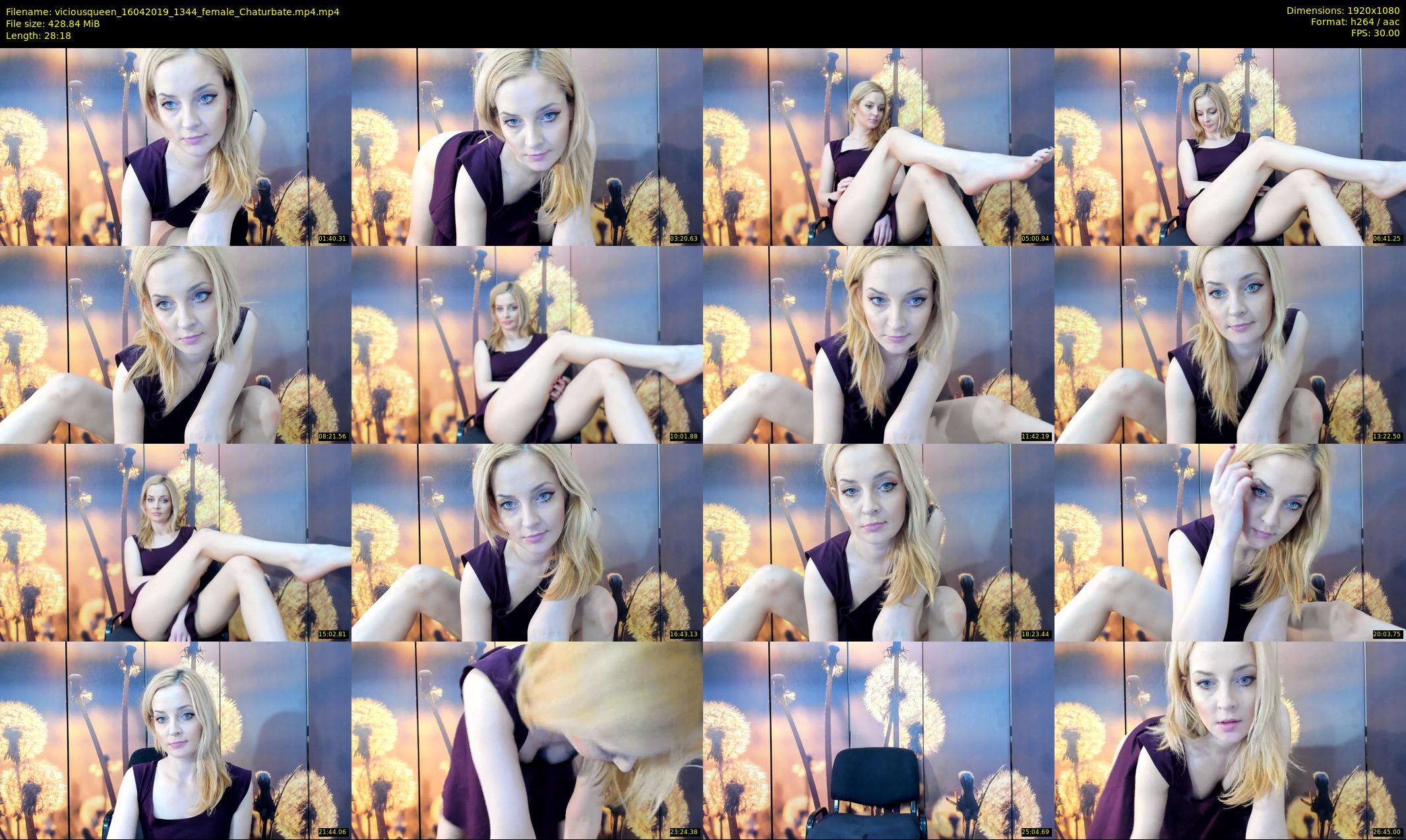 viciousqueen — 29 minute Chaturbate female cam show recording, 1080p, Apr 16, 2019