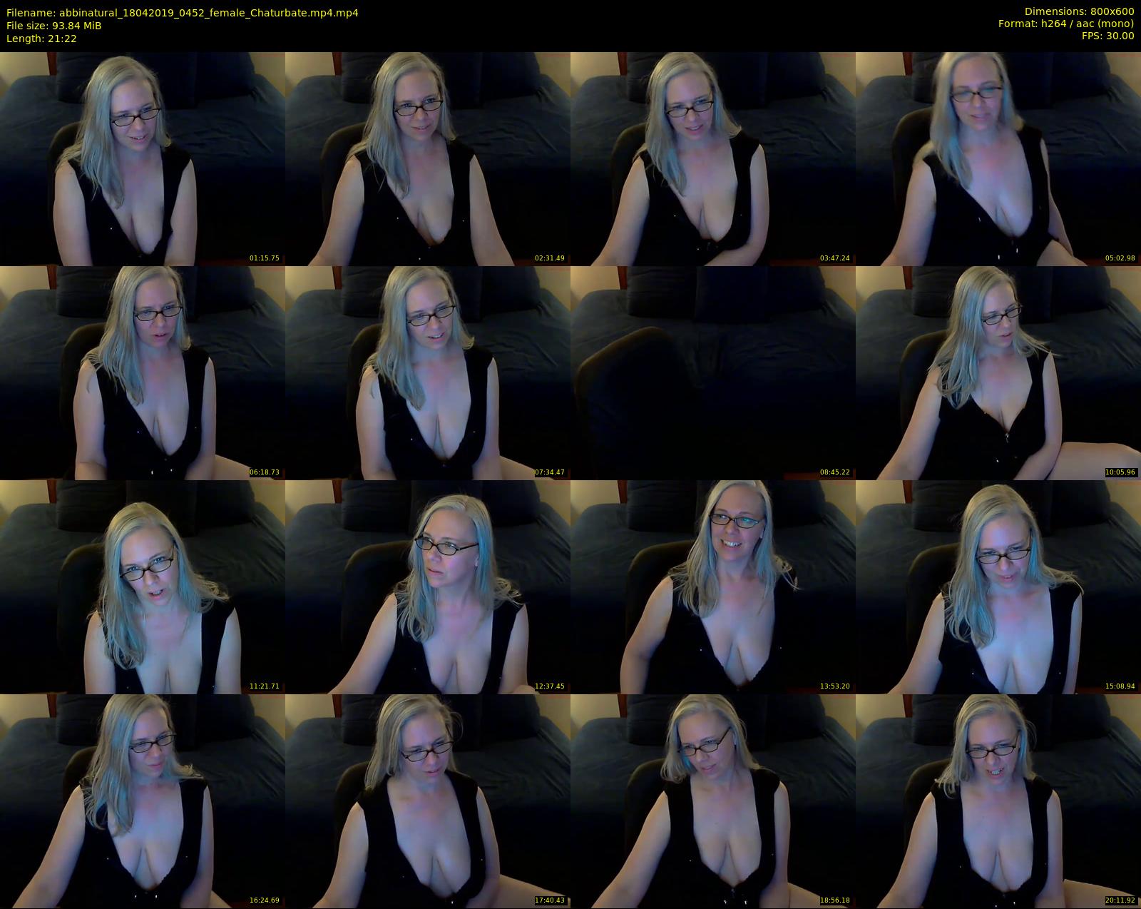 abbinatural — 22 minute Chaturbate female cam show recording, 480p, Apr 18, 2019