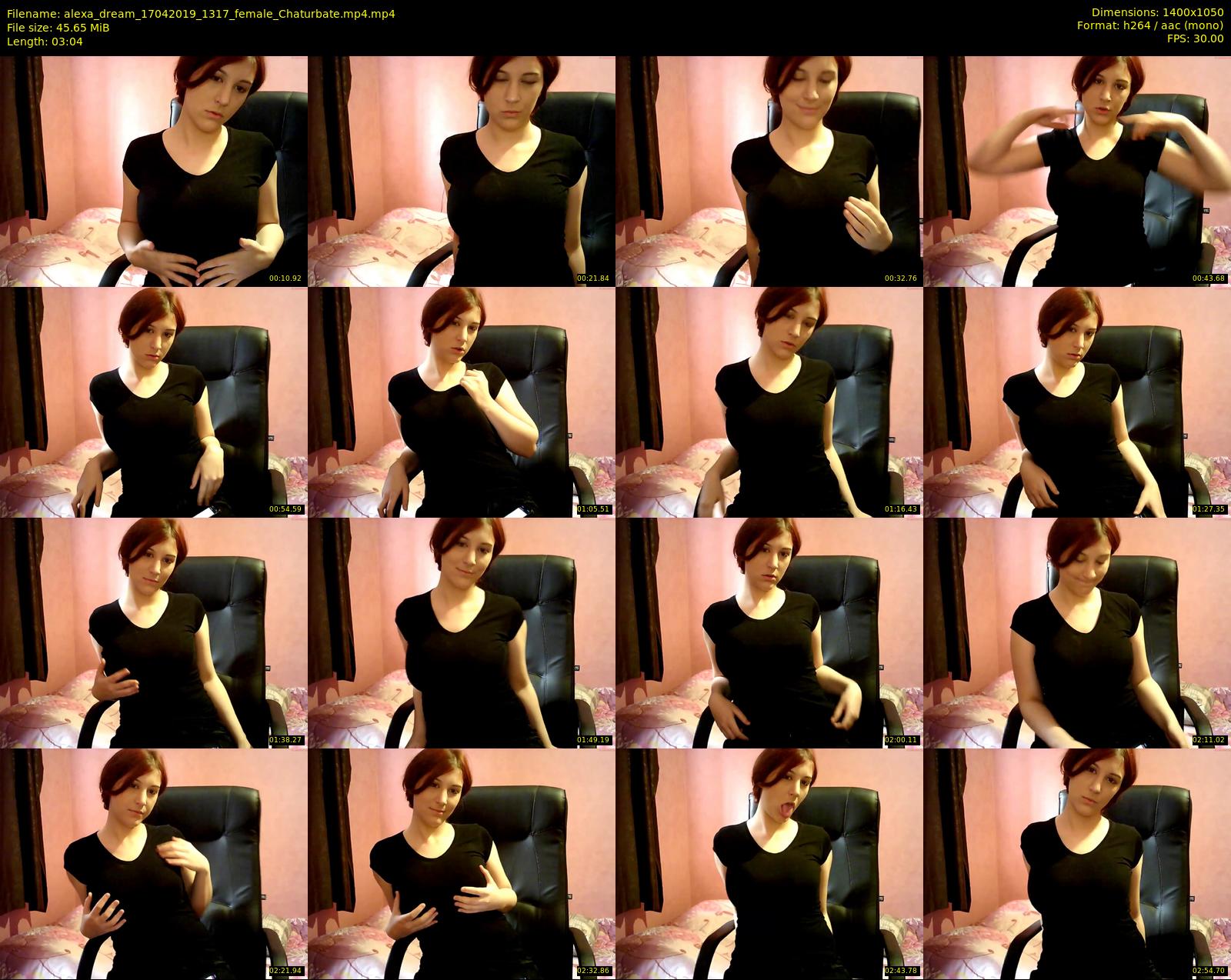 alexa_dream — 4 minute Chaturbate female cam show recording, 720p, Apr 17, 2019