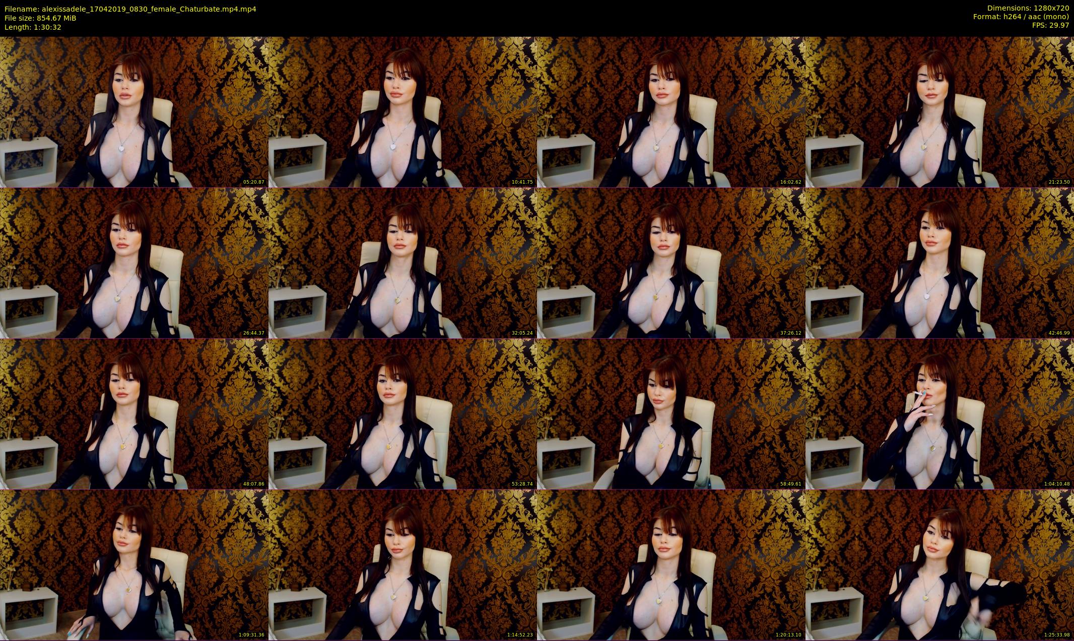 alexissadele — 91 minute Chaturbate female cam show recording, 720p, Apr 17, 2019
