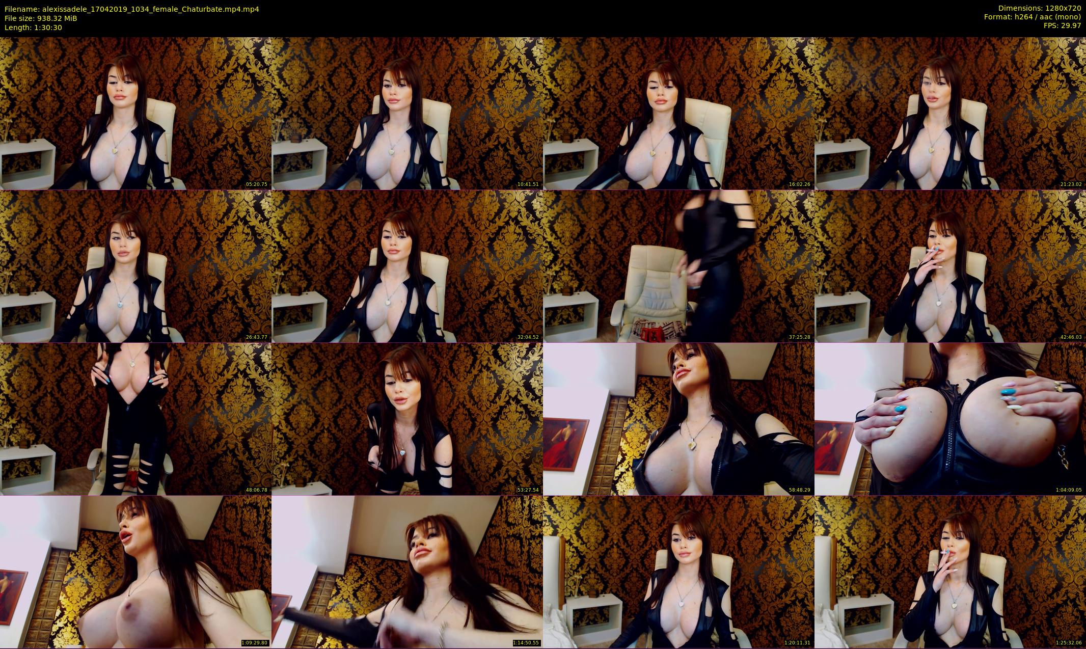 alexissadele — 91 minute Chaturbate female cam show recording, 720p, Apr 17, 2019