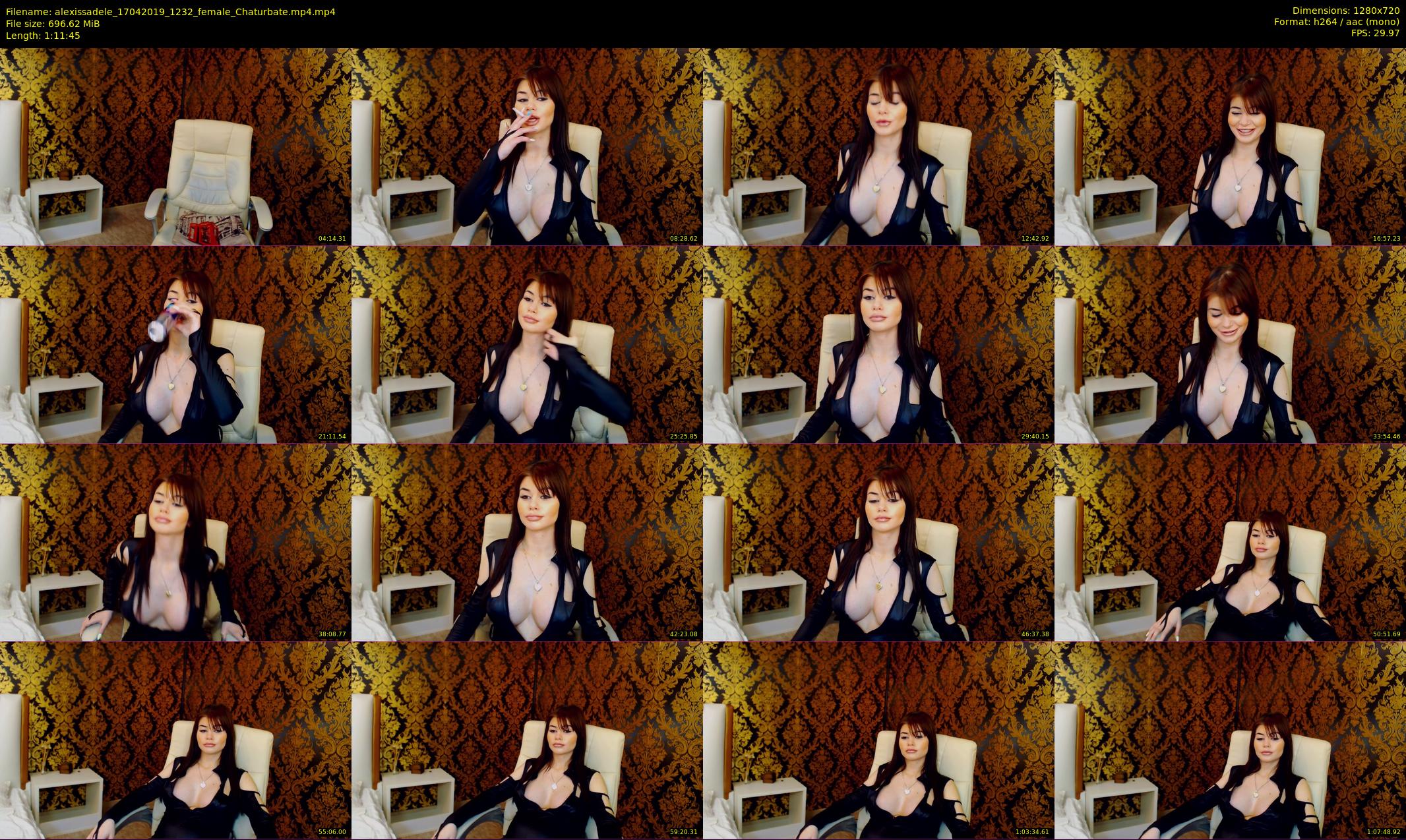 alexissadele — 72 minute Chaturbate female cam show recording, 720p, Apr 17, 2019