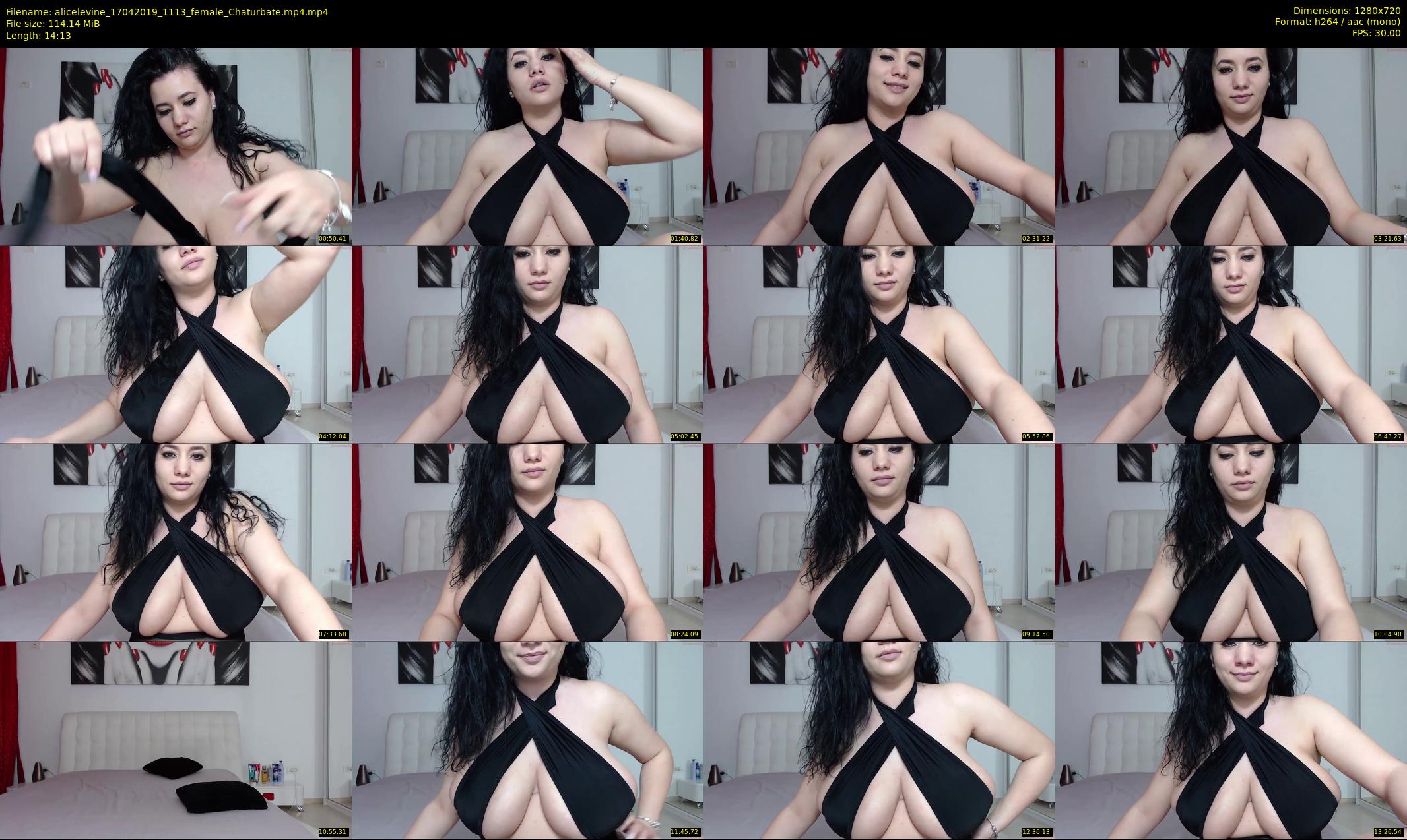 alicelevine — 15 minute Chaturbate female cam show recording, 720p, Apr 17, 2019
