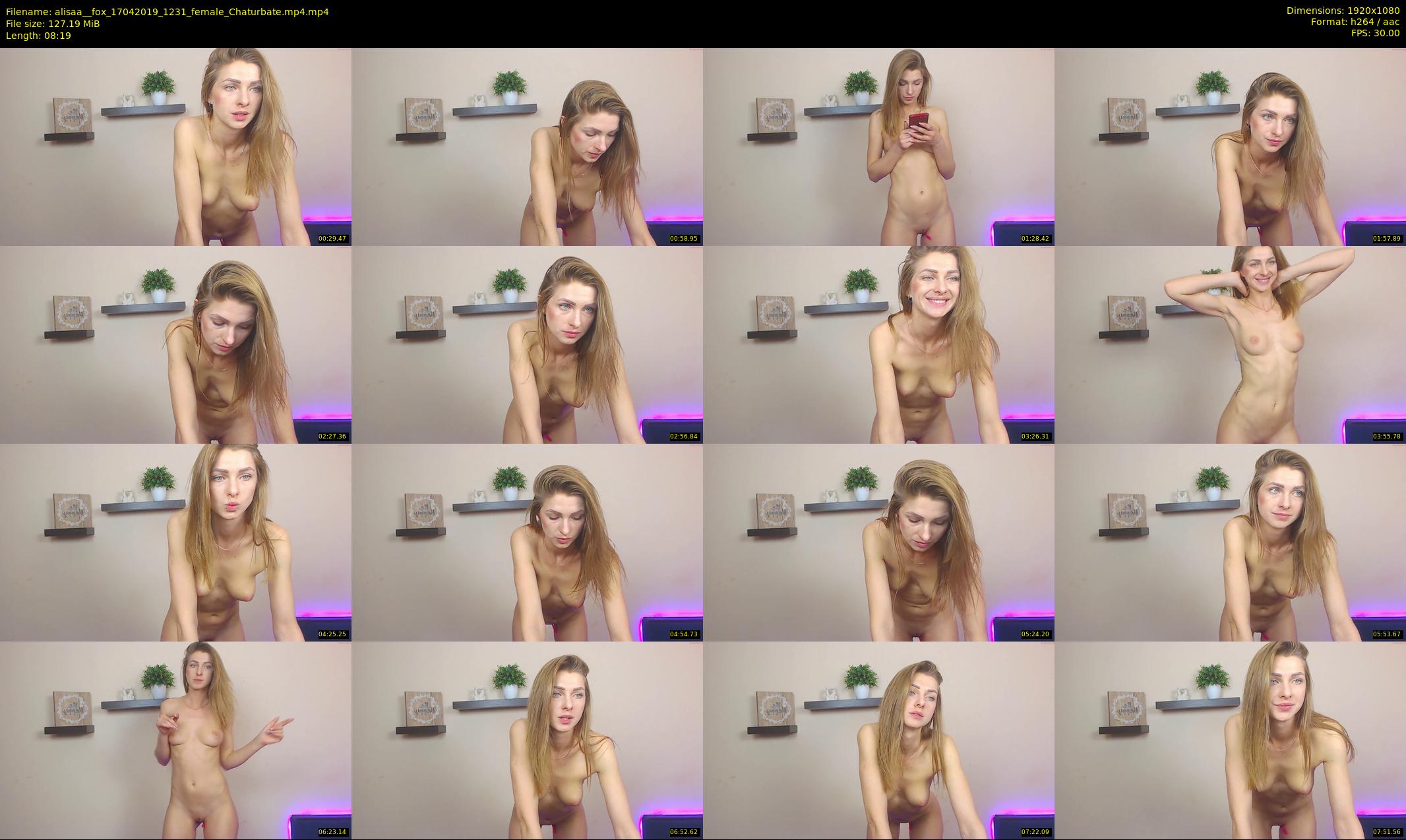 alisaa__fox — 9 minute Chaturbate female cam show recording, 1080p, Apr 17, 2019