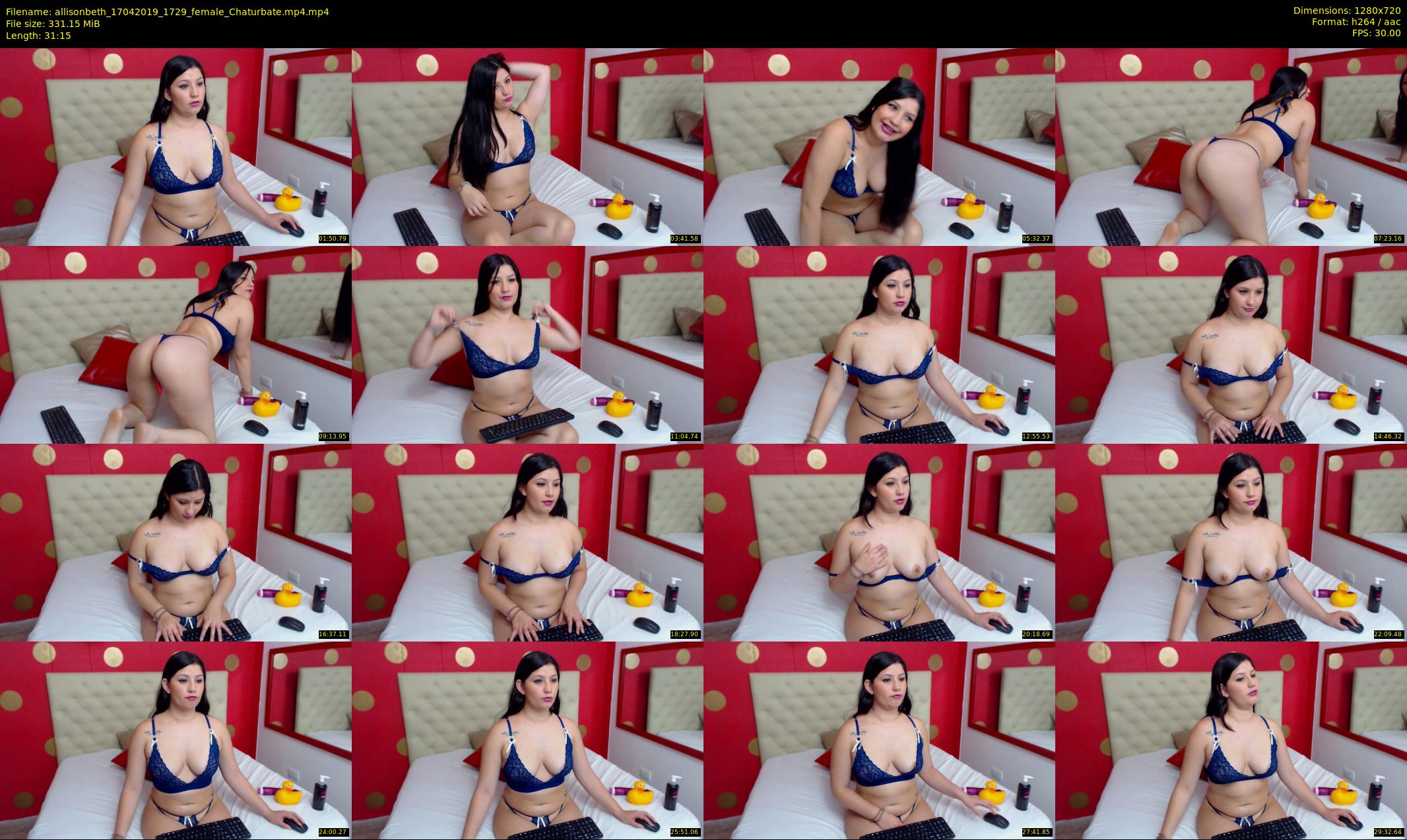 allisonbeth — 32 minute Chaturbate female cam show recording, 720p, Apr 17, 2019
