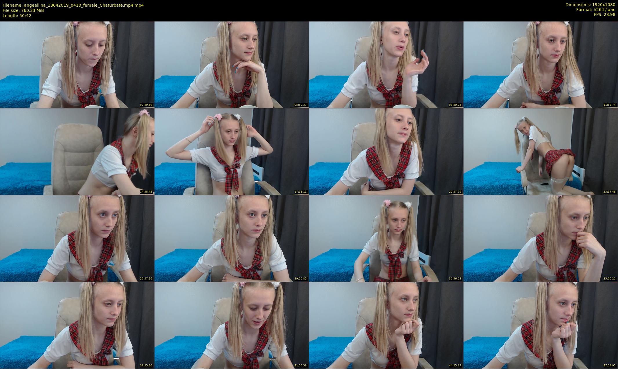 angeellina — 51 minute Chaturbate female cam show recording, 1080p, Apr 18, 2019