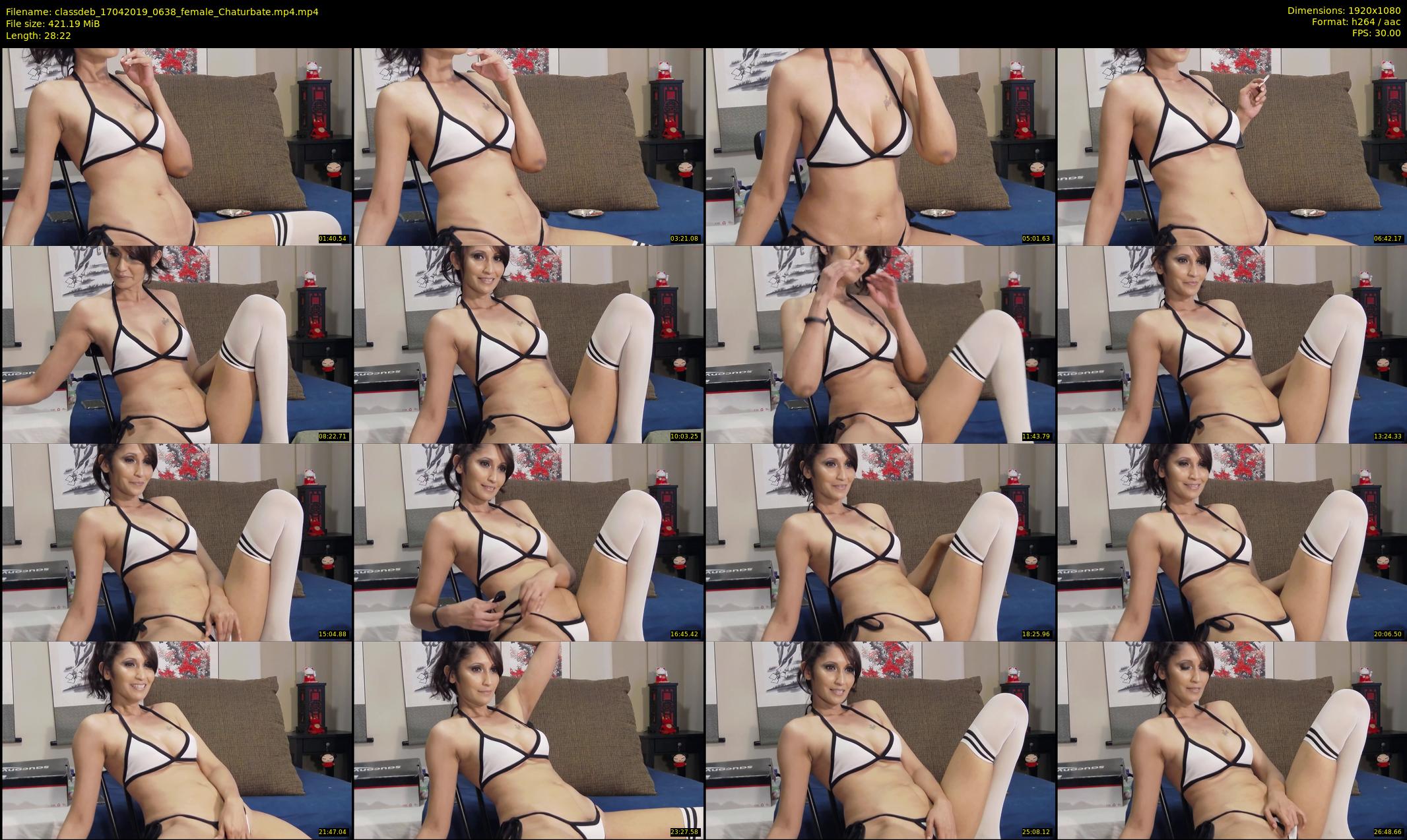 classdeb — 29 minute Chaturbate female cam show recording, 1080p, Apr 17, 2019