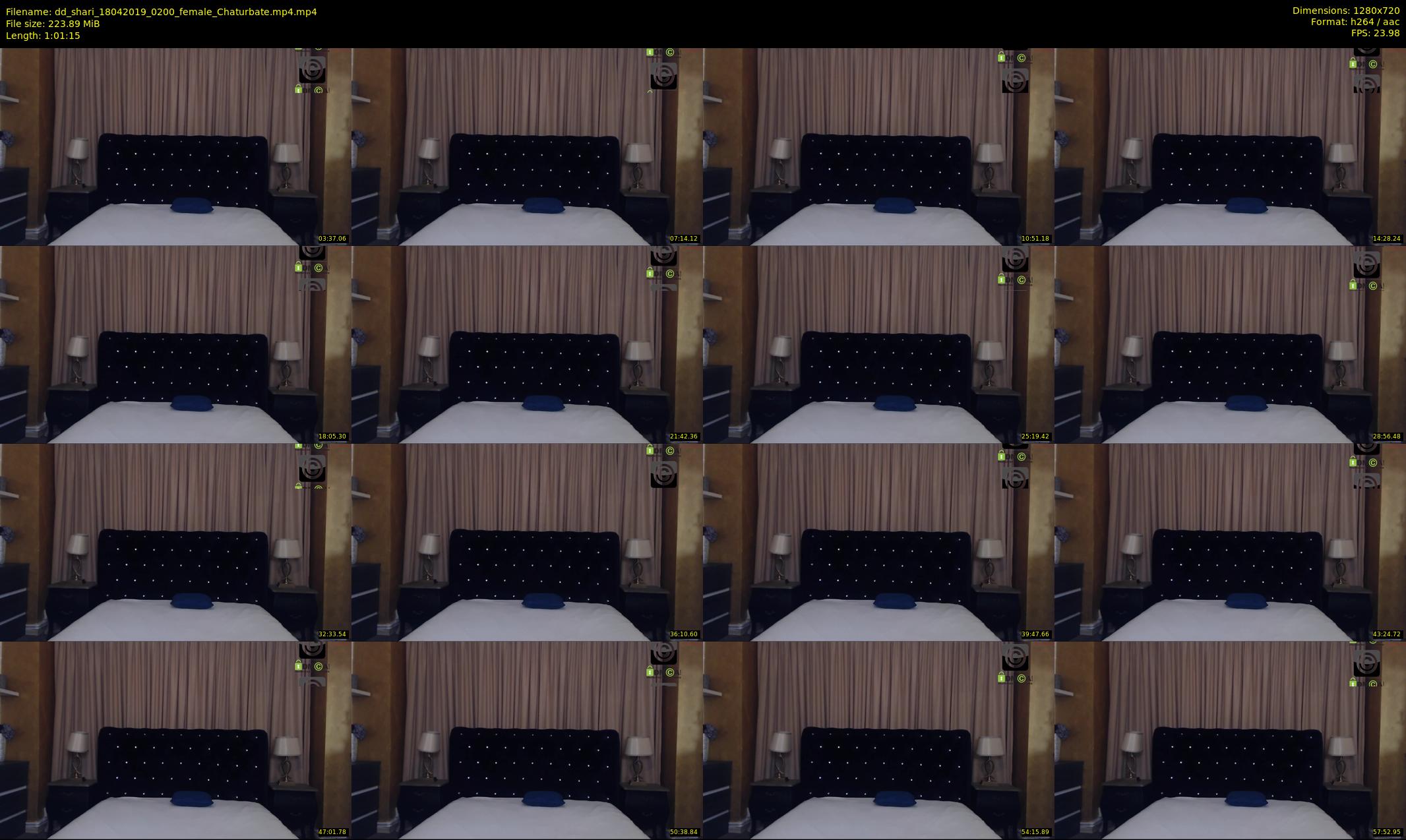 dd_shari — 62 minute Chaturbate female cam show recording, 720p, Apr 18, 2019