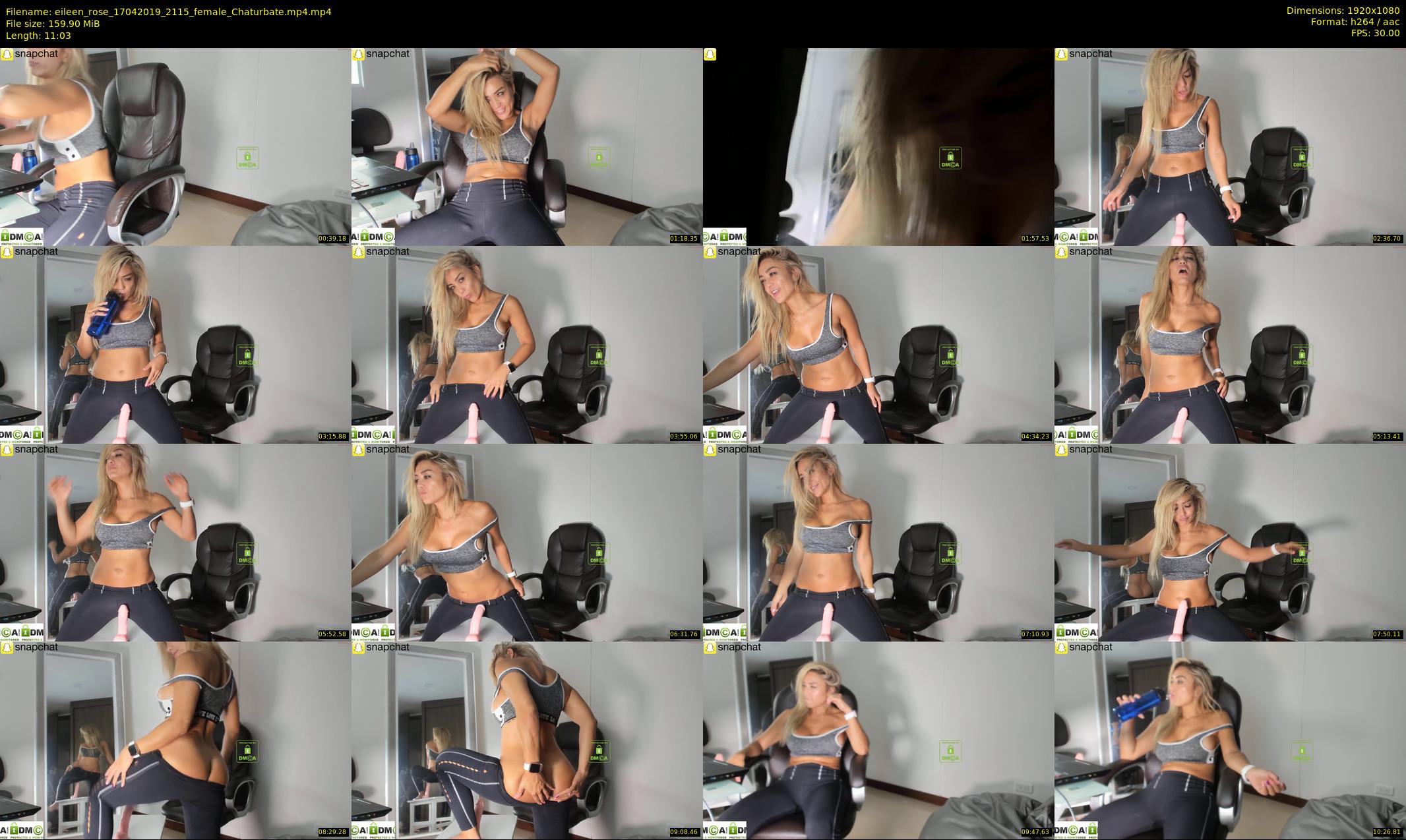 eileen_rose — 12 minute Chaturbate female cam show recording, 1080p, Apr 17, 2019