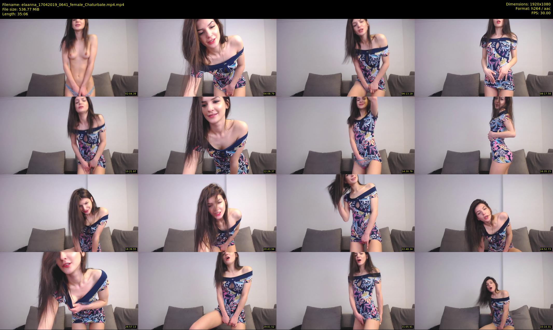 elaanna — 36 minute Chaturbate female cam show recording, 1080p, Apr 17, 2019