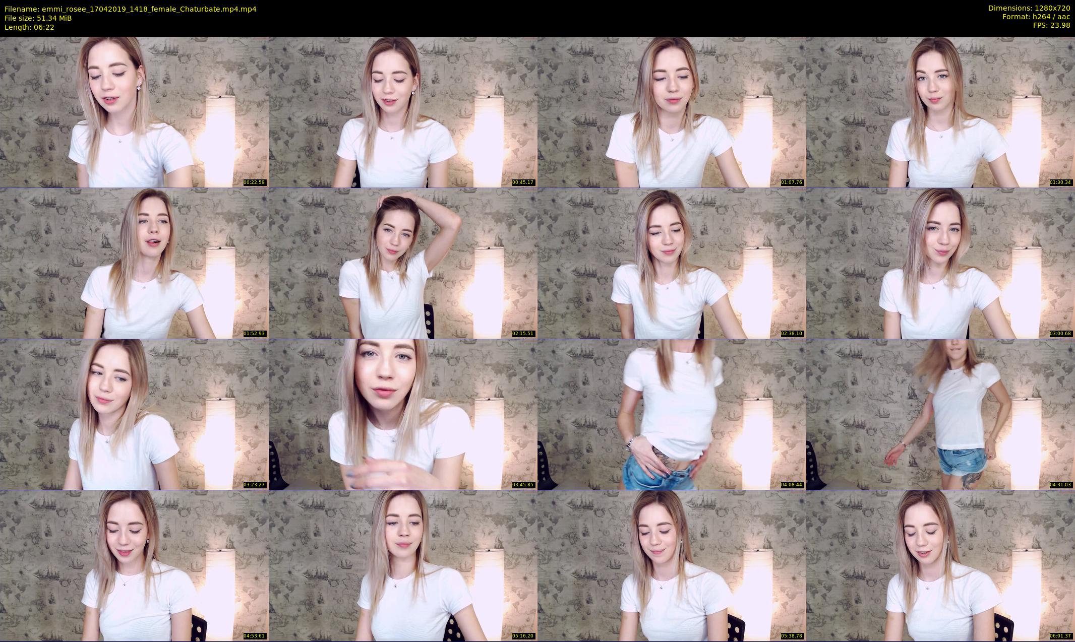 emmi_rosee — 7 minute Chaturbate female cam show recording, 720p, Apr 17, 2019