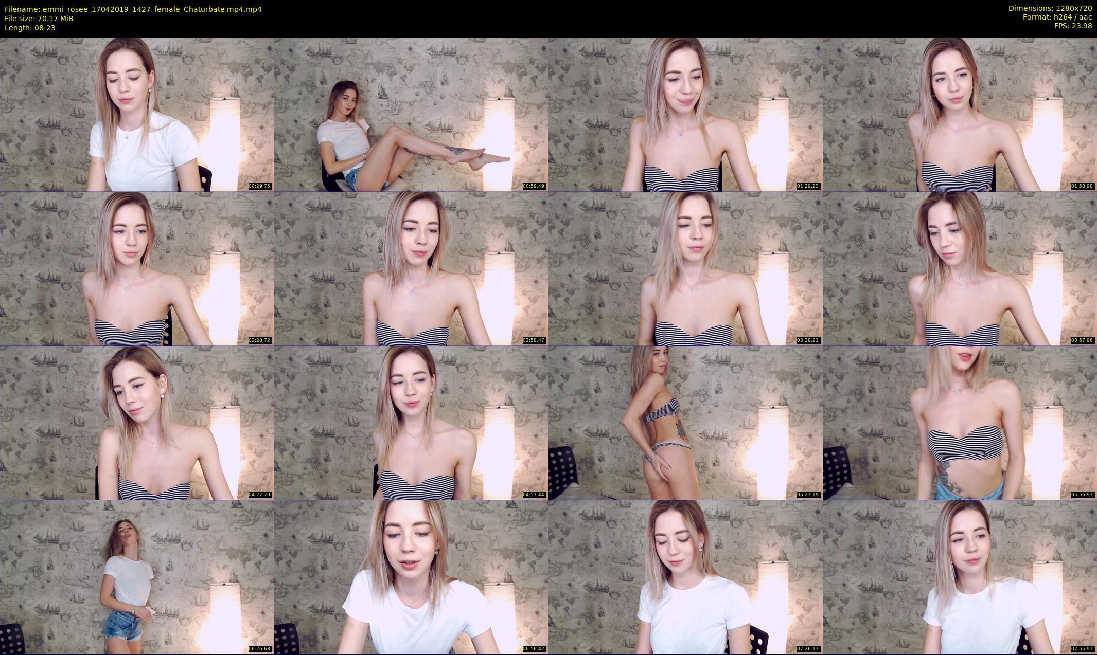 emmi_rosee — 9 minute Chaturbate female cam show recording, 720p, Apr 17, 2019