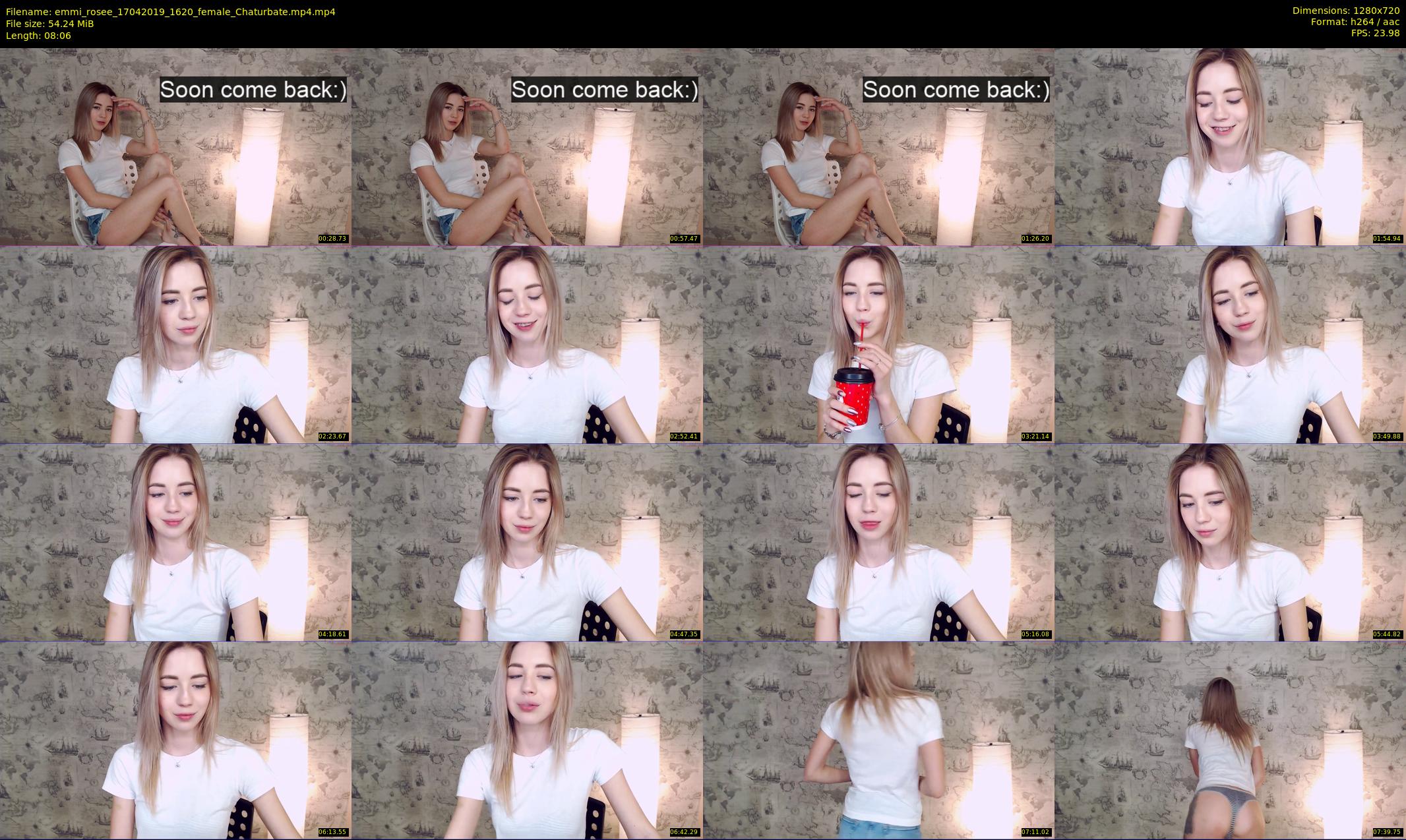 emmi_rosee — 9 minute Chaturbate female cam show recording, 720p, Apr 17, 2019
