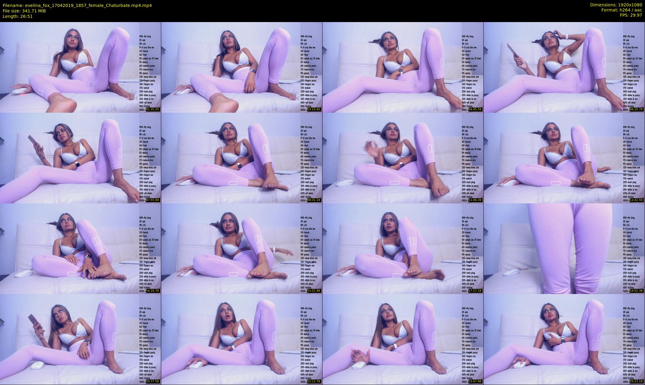 evelina_fox — 27 minute Chaturbate female cam show recording, 1080p, Apr 17, 2019