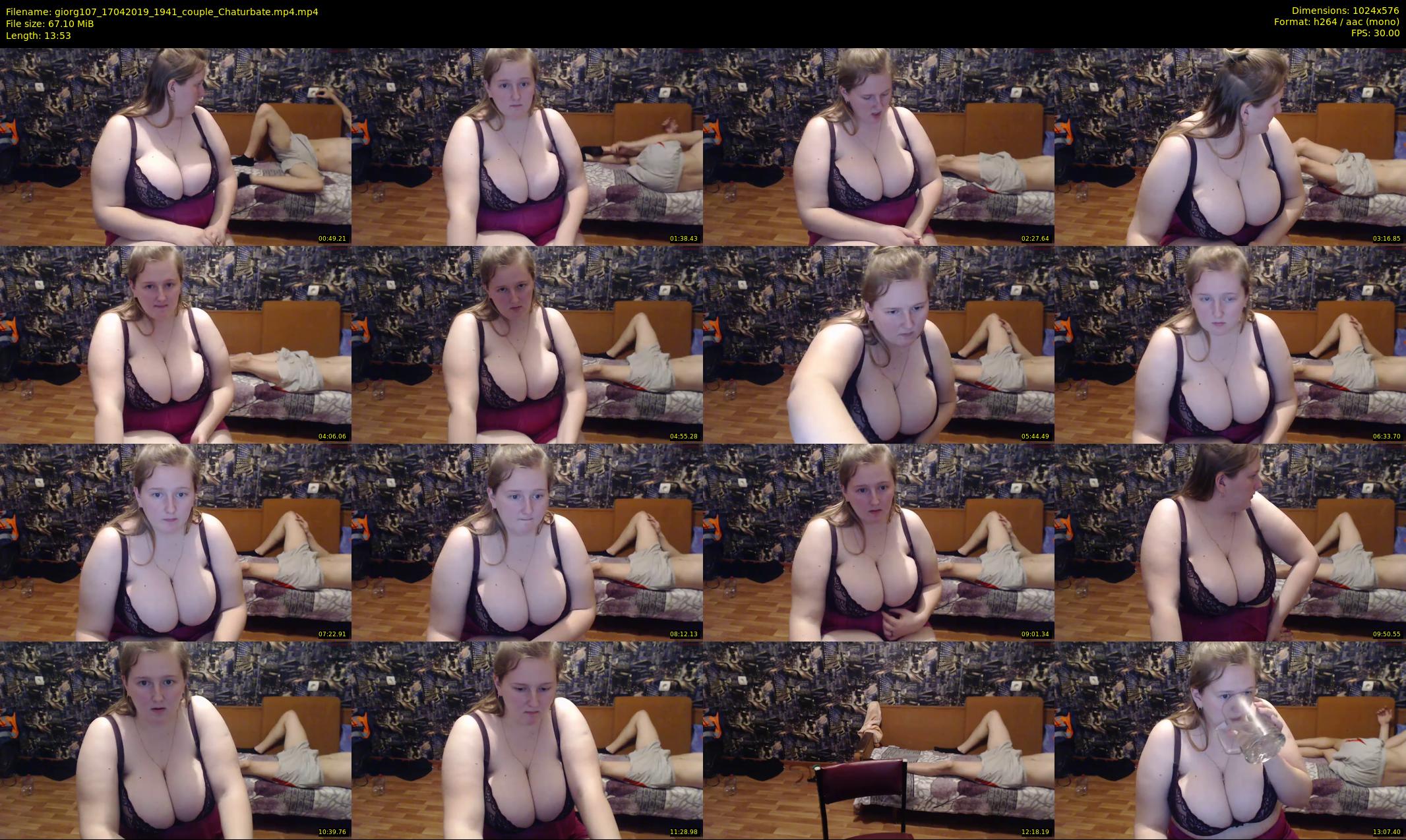 giorg107 — 14 minute Chaturbate couple cam show recording, 480p, Apr 17, 2019