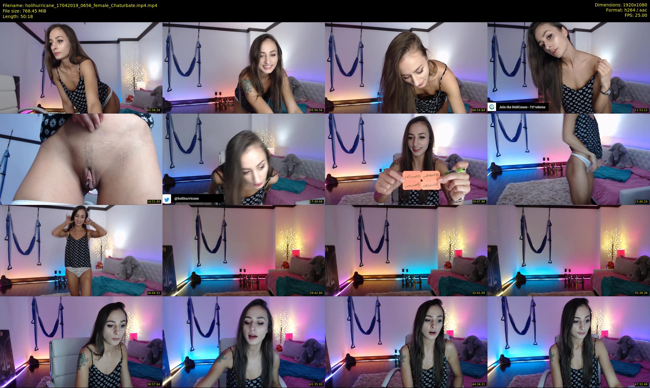 holihurricane — 51 minute Chaturbate female cam show recording, 1080p, Apr 17, 2019