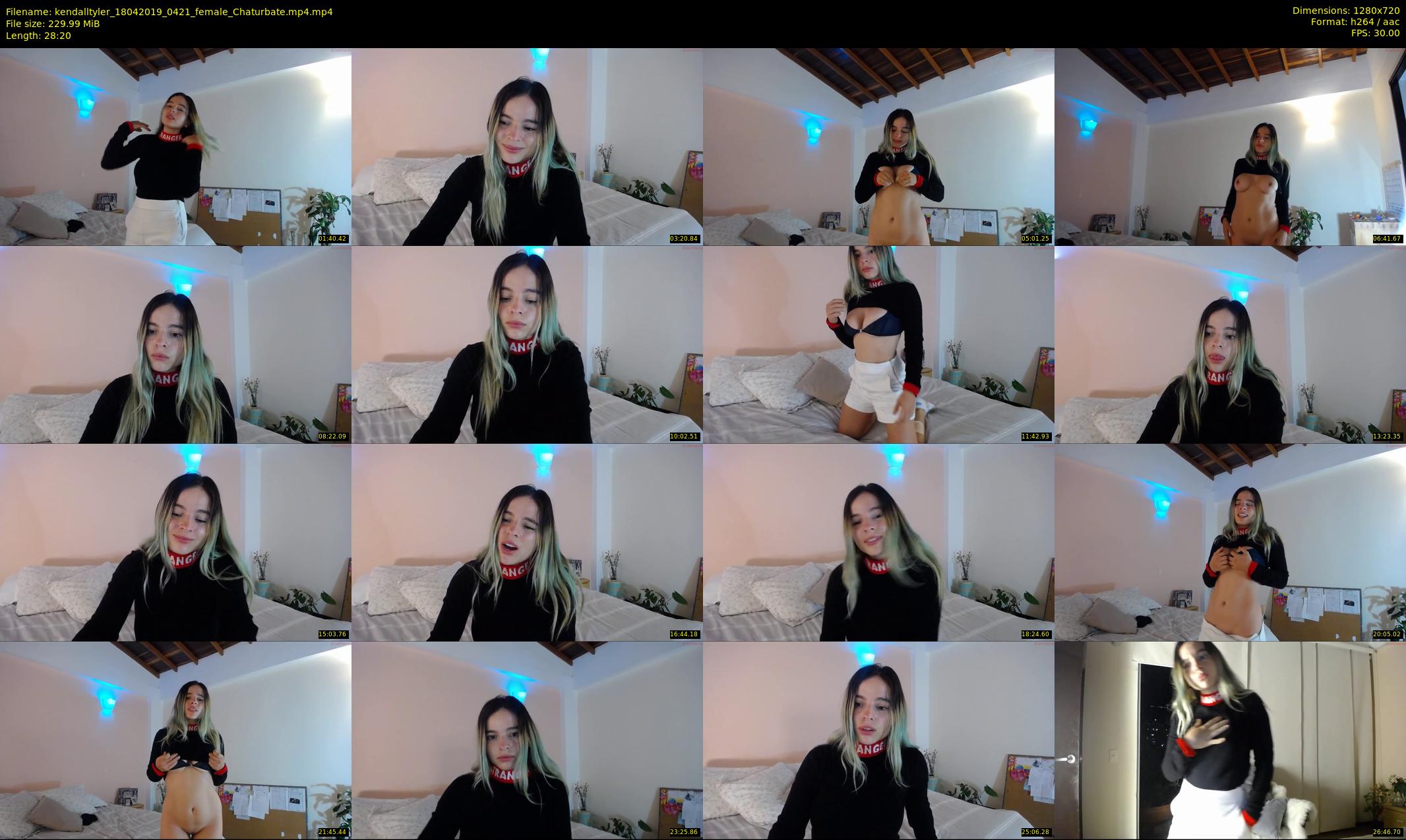 kendalltyler — 29 minute Chaturbate female cam show recording, 720p, Apr 18, 2019