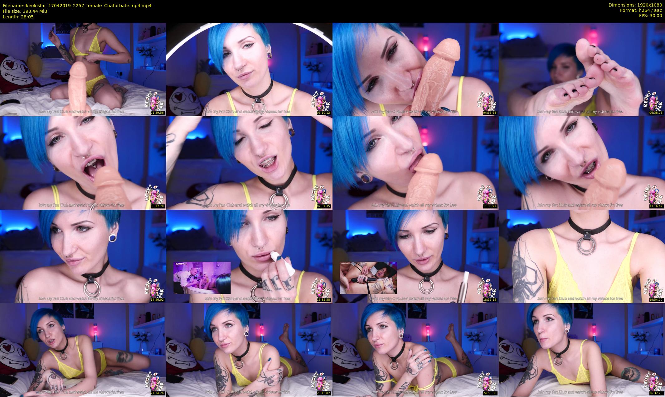 keokistar — 29 minute Chaturbate female cam show recording, 1080p, Apr 17, 2019