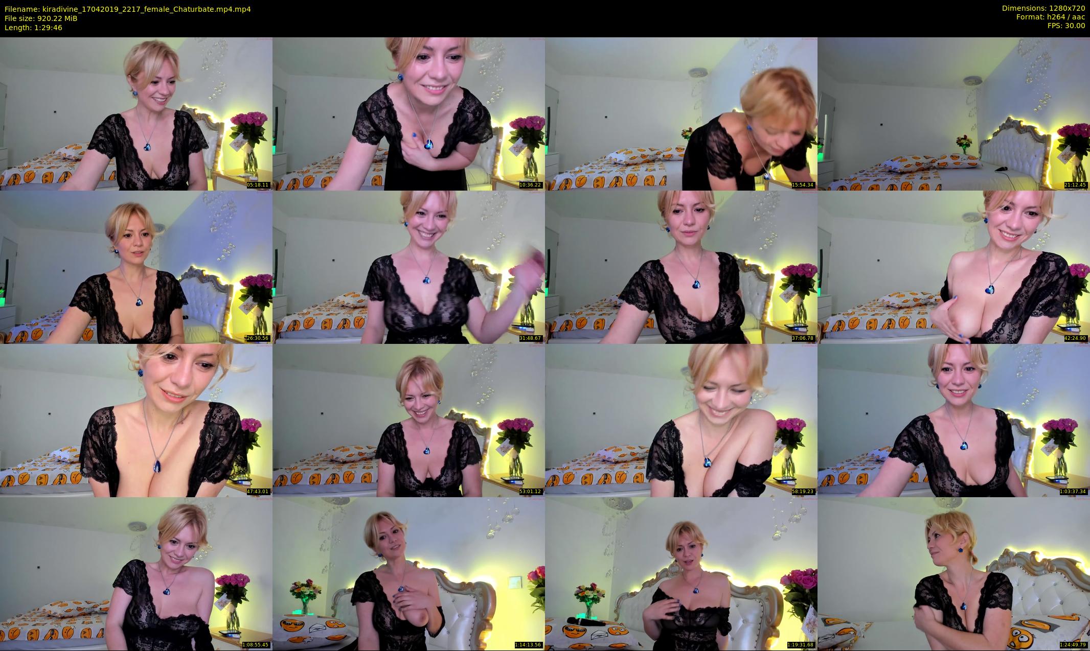 kiradivine — 90 minute Chaturbate female cam show recording, 720p, Apr 17, 2019