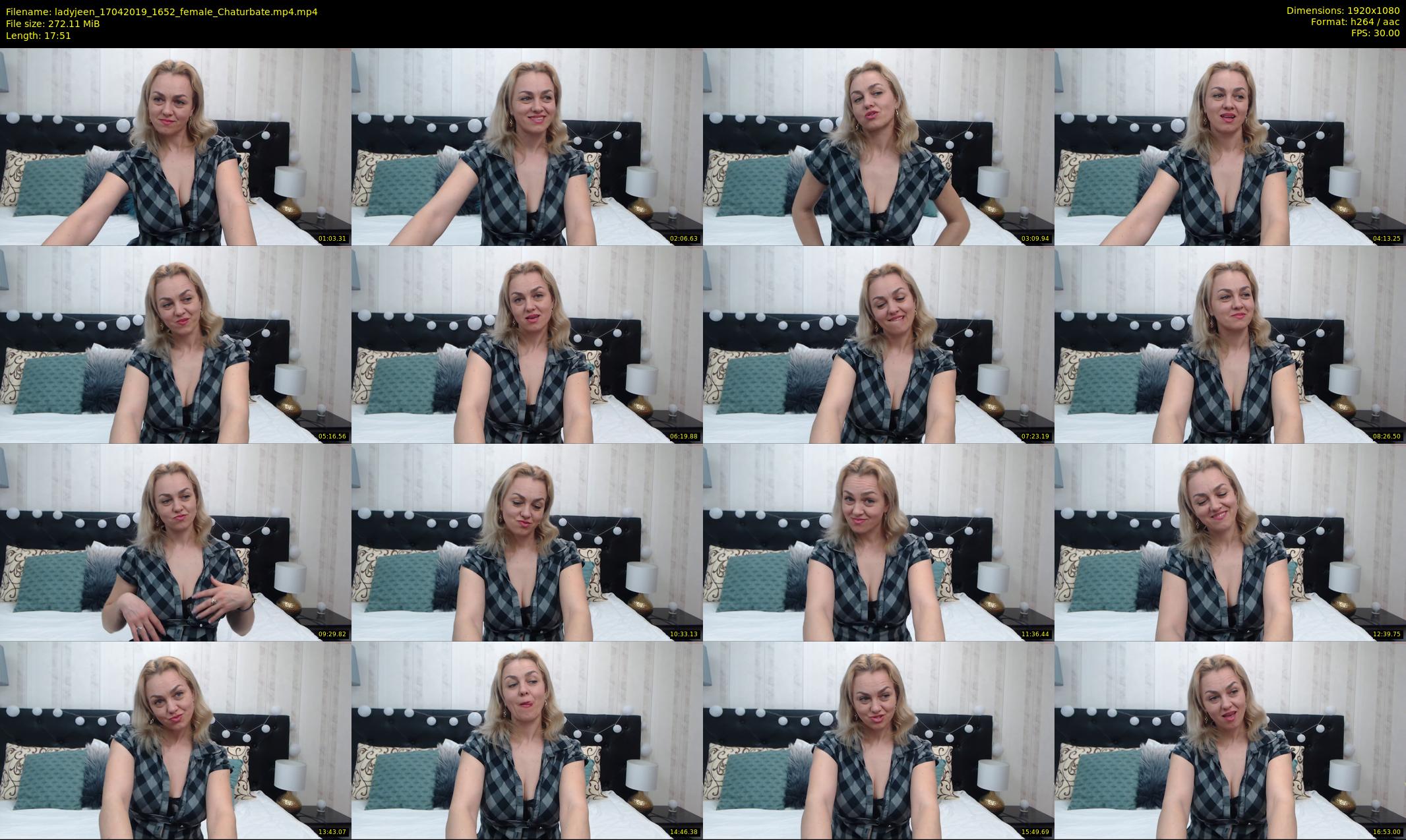 ladyjeen — 18 minute Chaturbate female cam show recording, 1080p, Apr 17, 2019