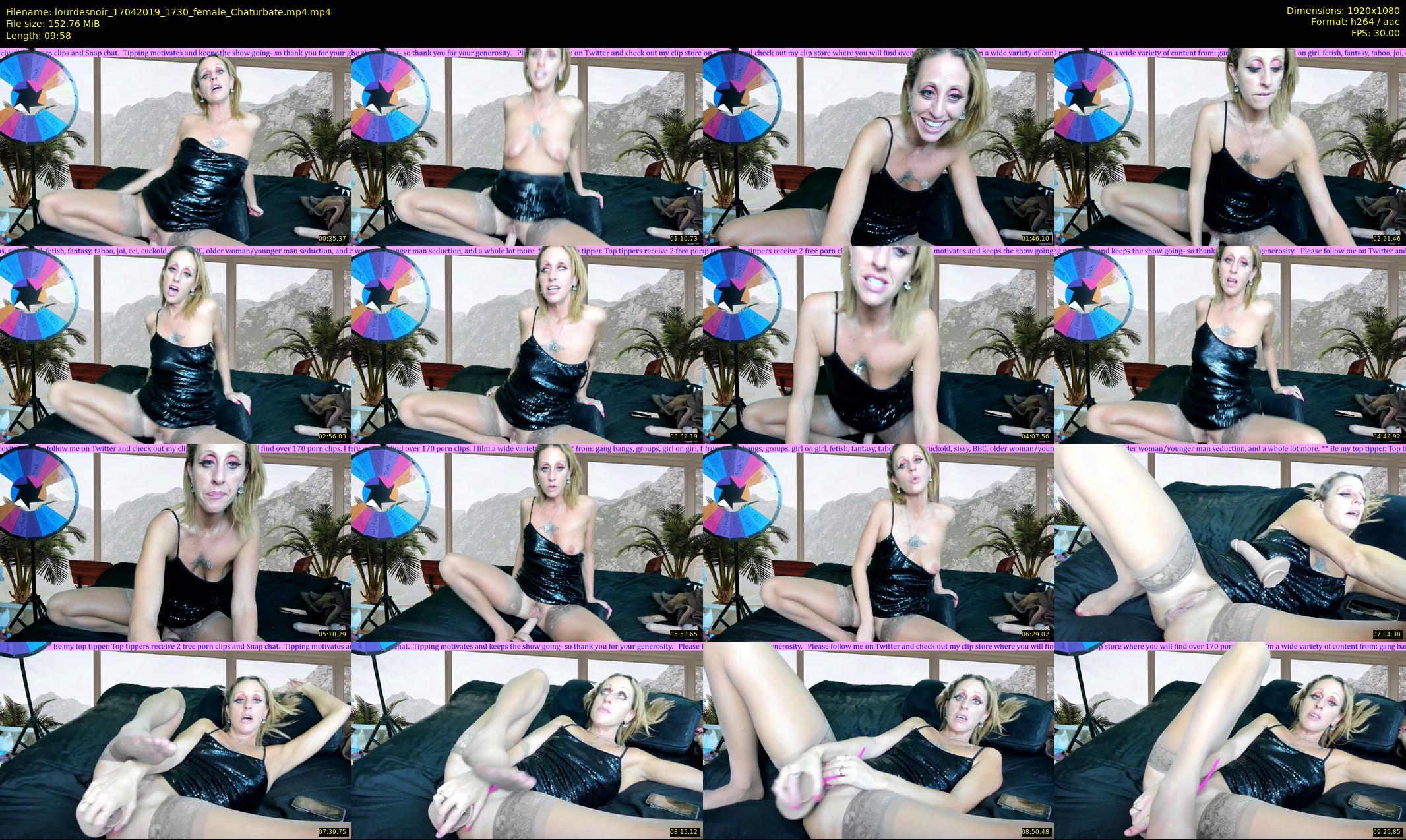 lourdesnoir — 10 minute Chaturbate female cam show recording, 1080p, Apr 17, 2019