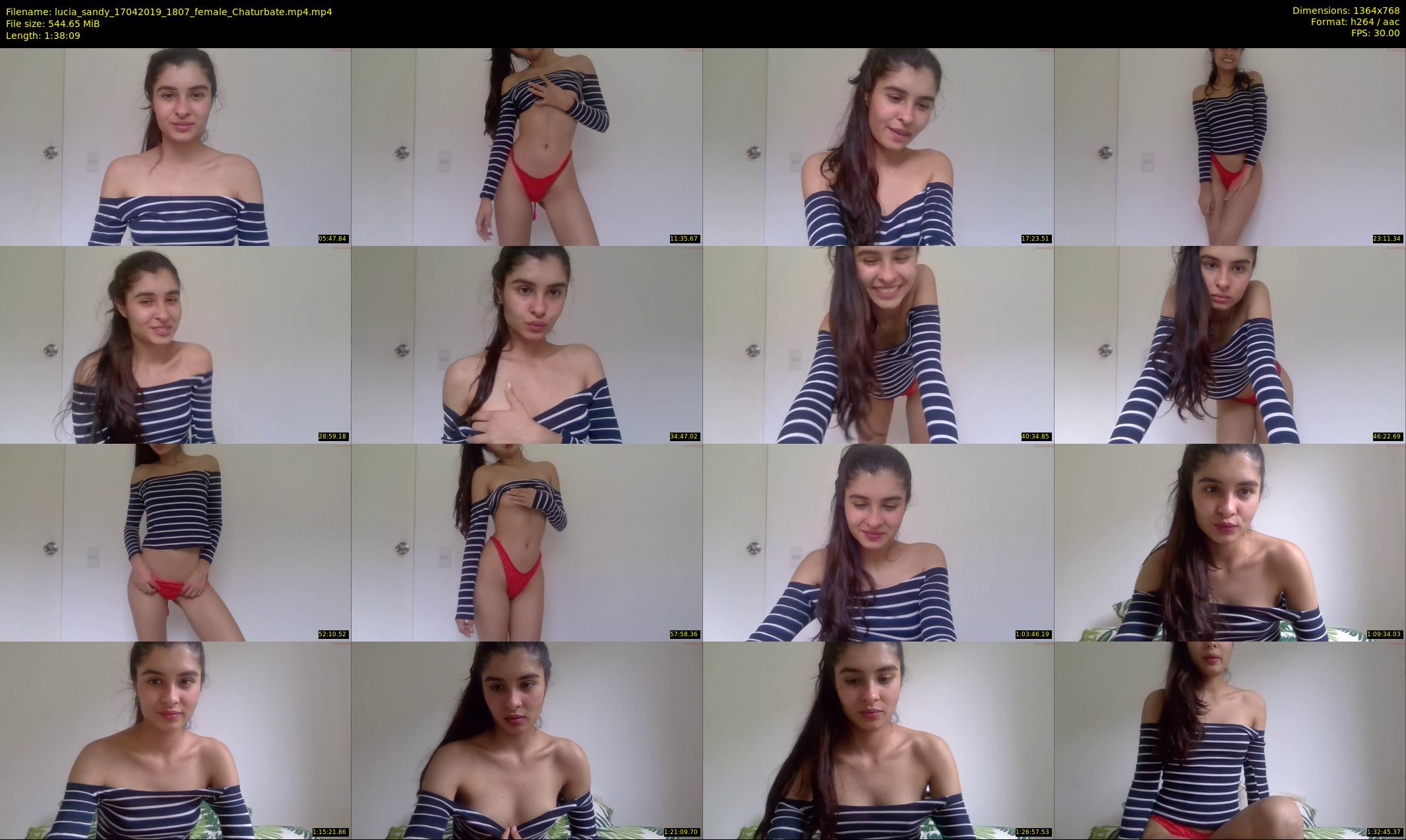 lucia_sandy — 99 minute Chaturbate female cam show recording, 720p, Apr 17, 2019